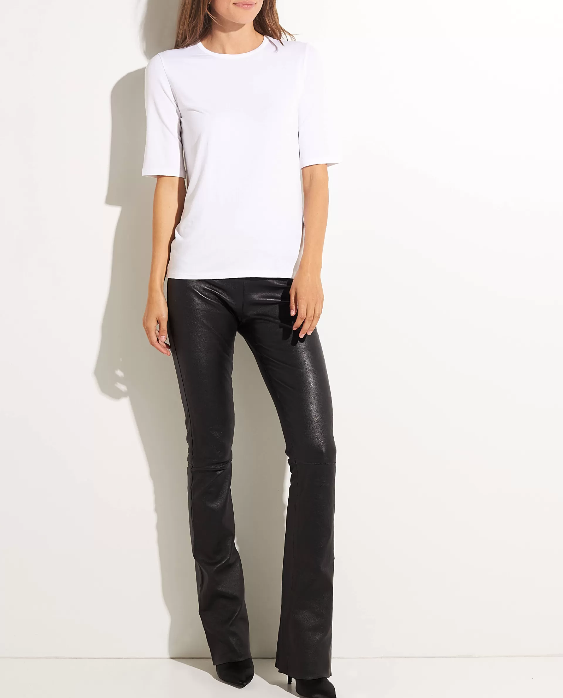 Best Sale Basis Crewneck Top Vrouwen Tops