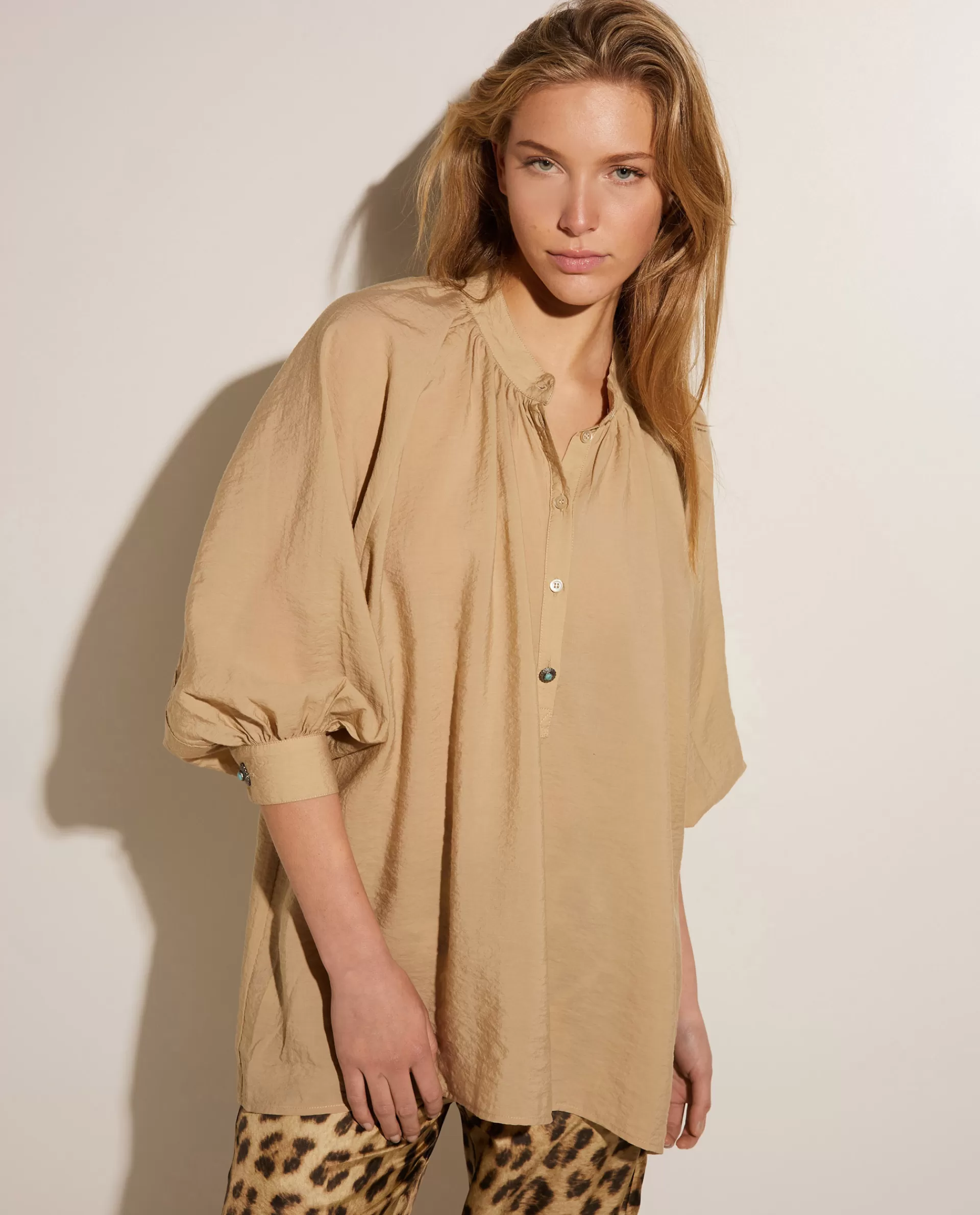 Hot Blouse Met Pofmouwen Vrouwen Blouses