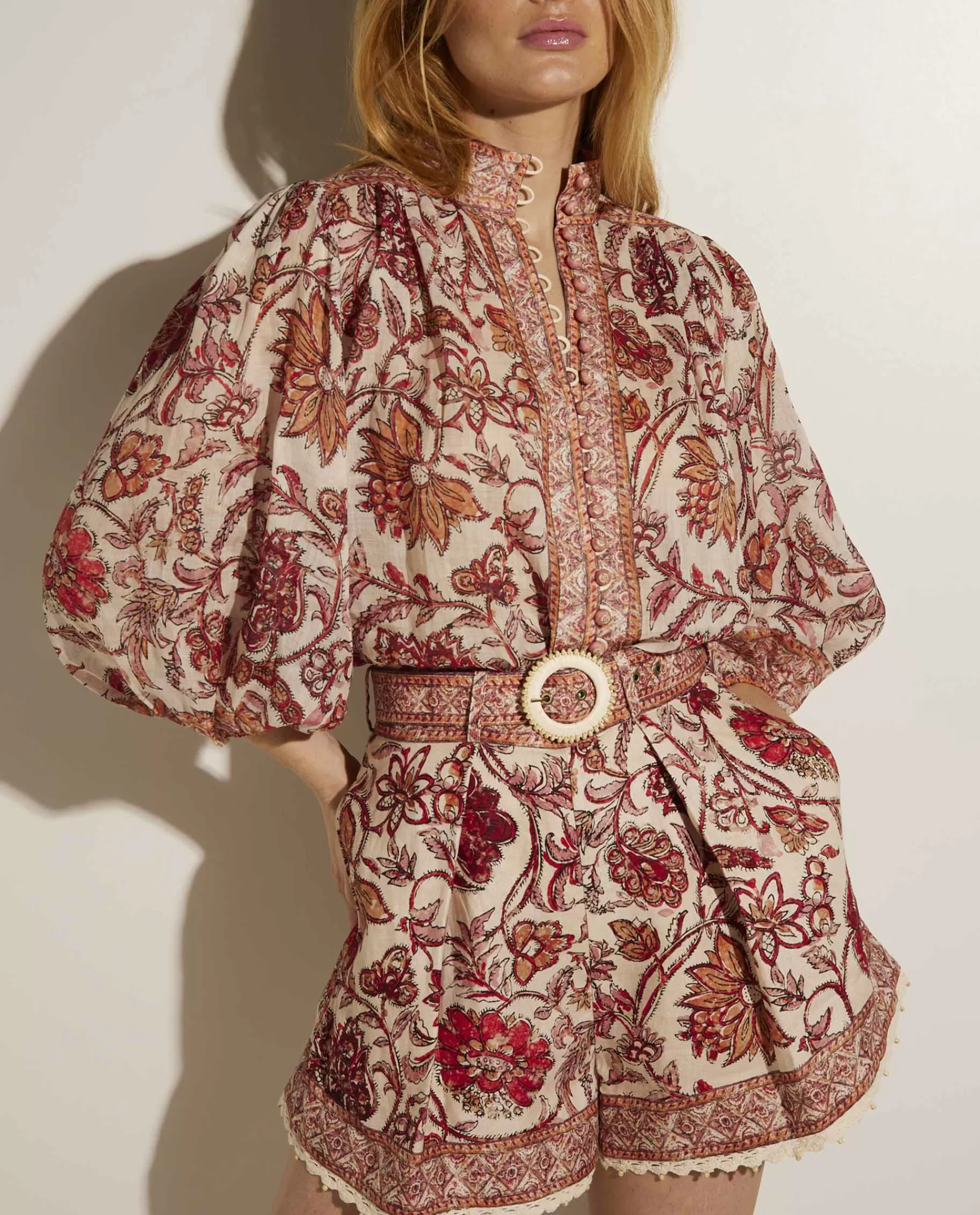 Clearance Blouse Met Print Vrouwen Blouses