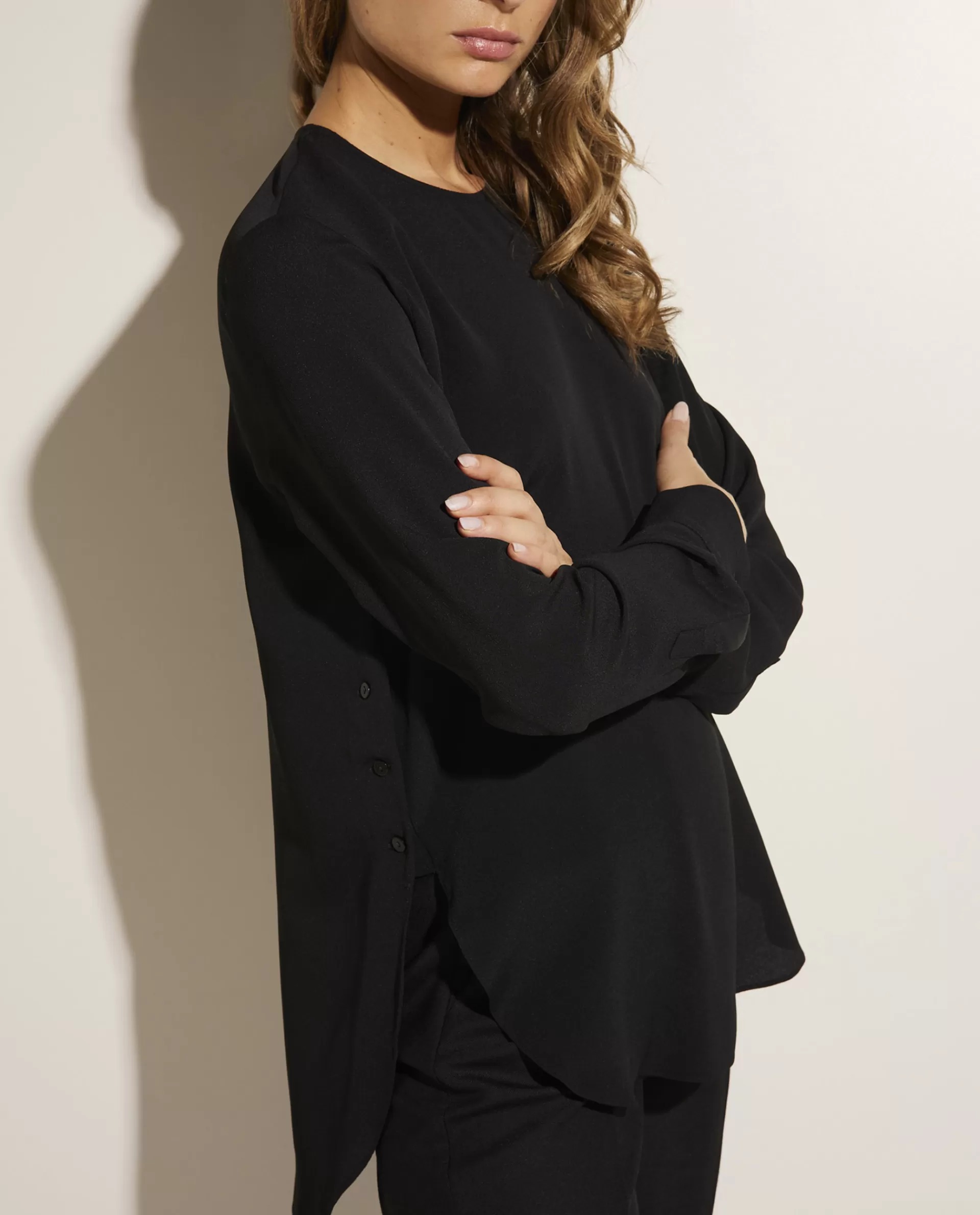 Outlet Blouse Van Zijdemix Vrouwen Blouses