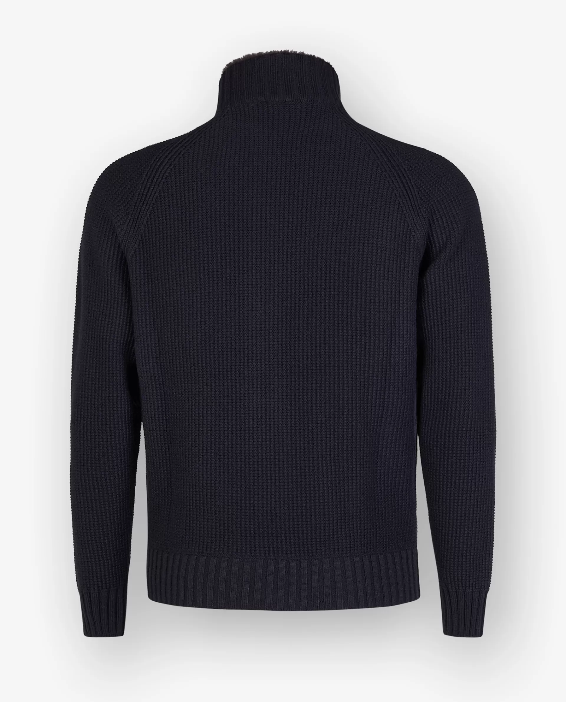 Store Bombervest Met Bont Mannen Knitwear