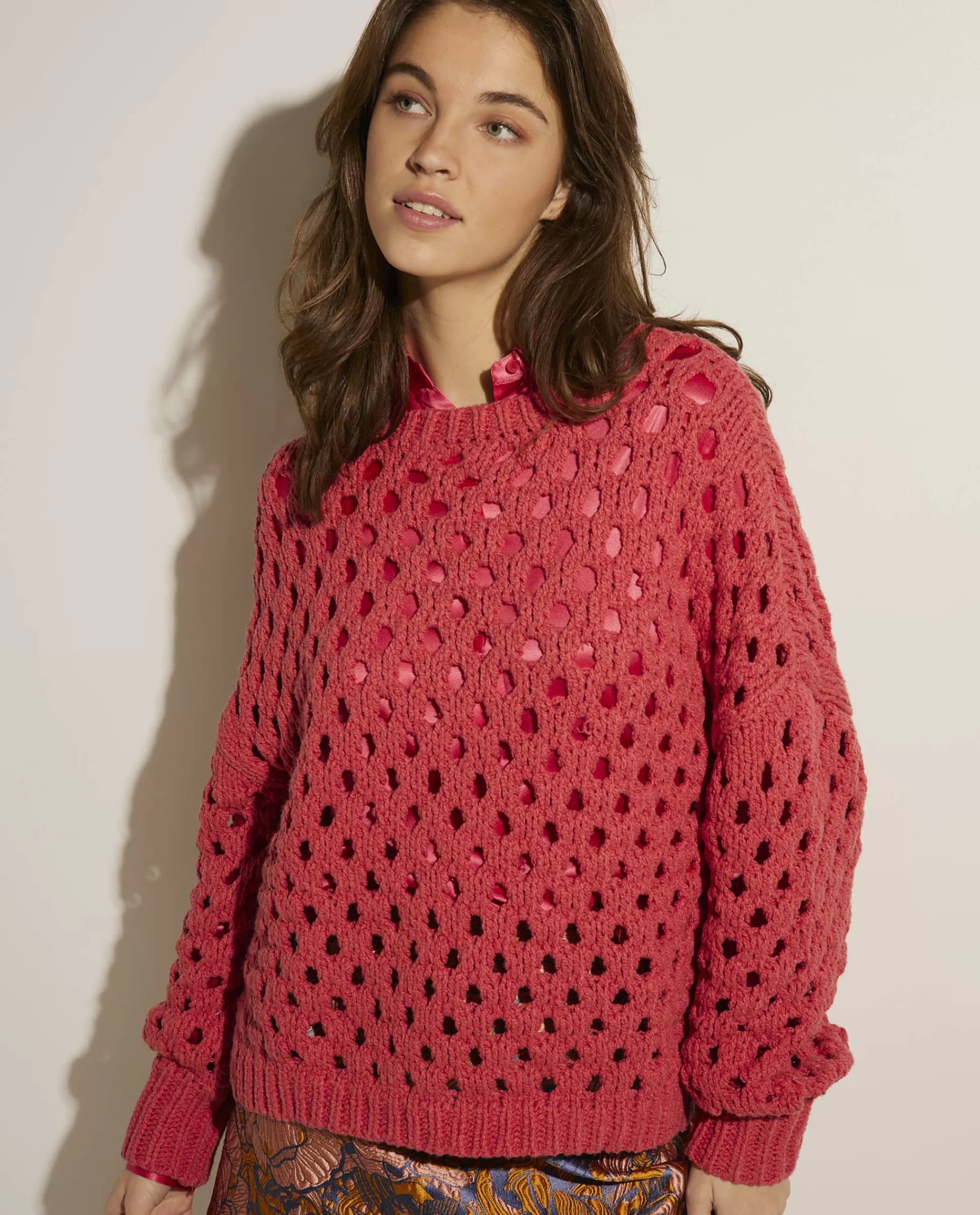 Cheap Boucle Kabel Trui Vrouwen Sweaters