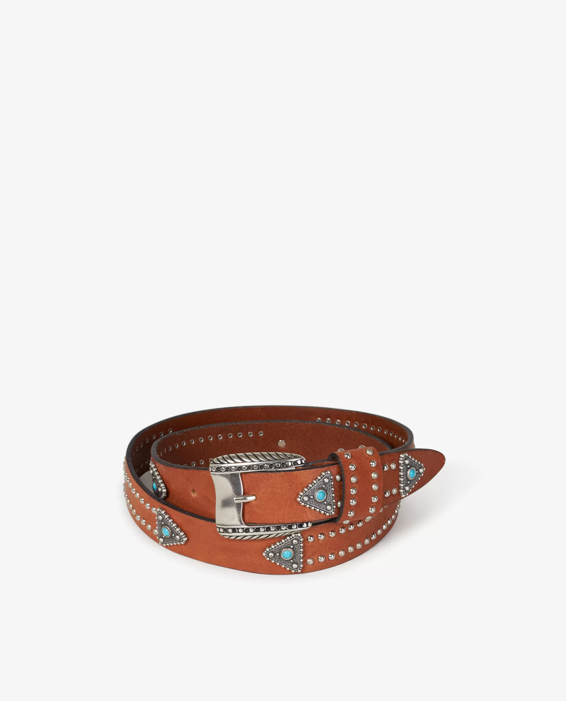 Discount Brede Leren Riem Met Studs Vrouwen Accessoires
