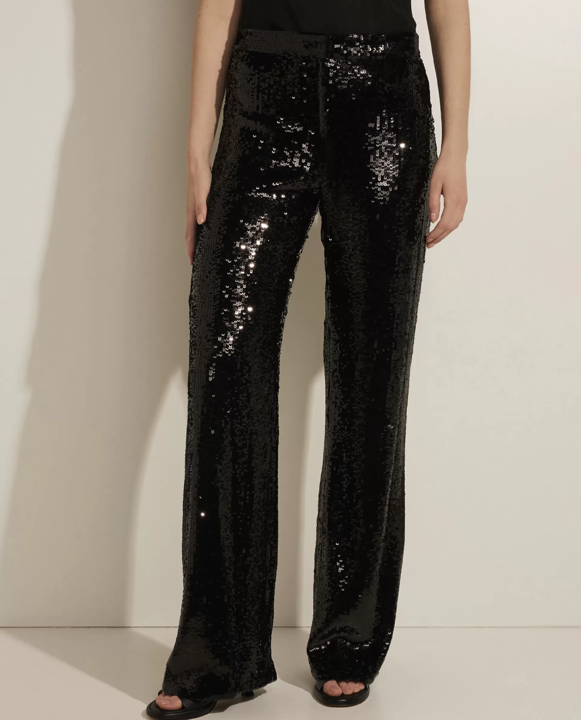 Store Broek Met Pailletten Vrouwen Broeken