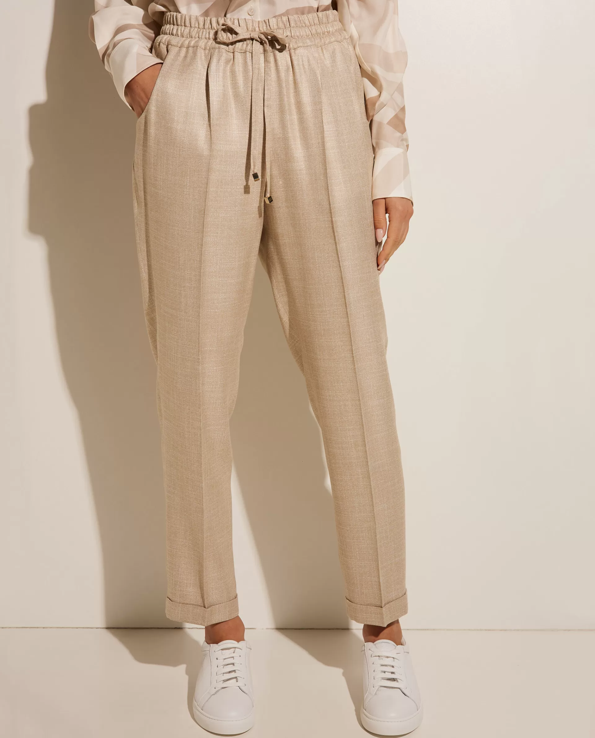 Cheap Broek Met Plooien Vrouwen Broeken