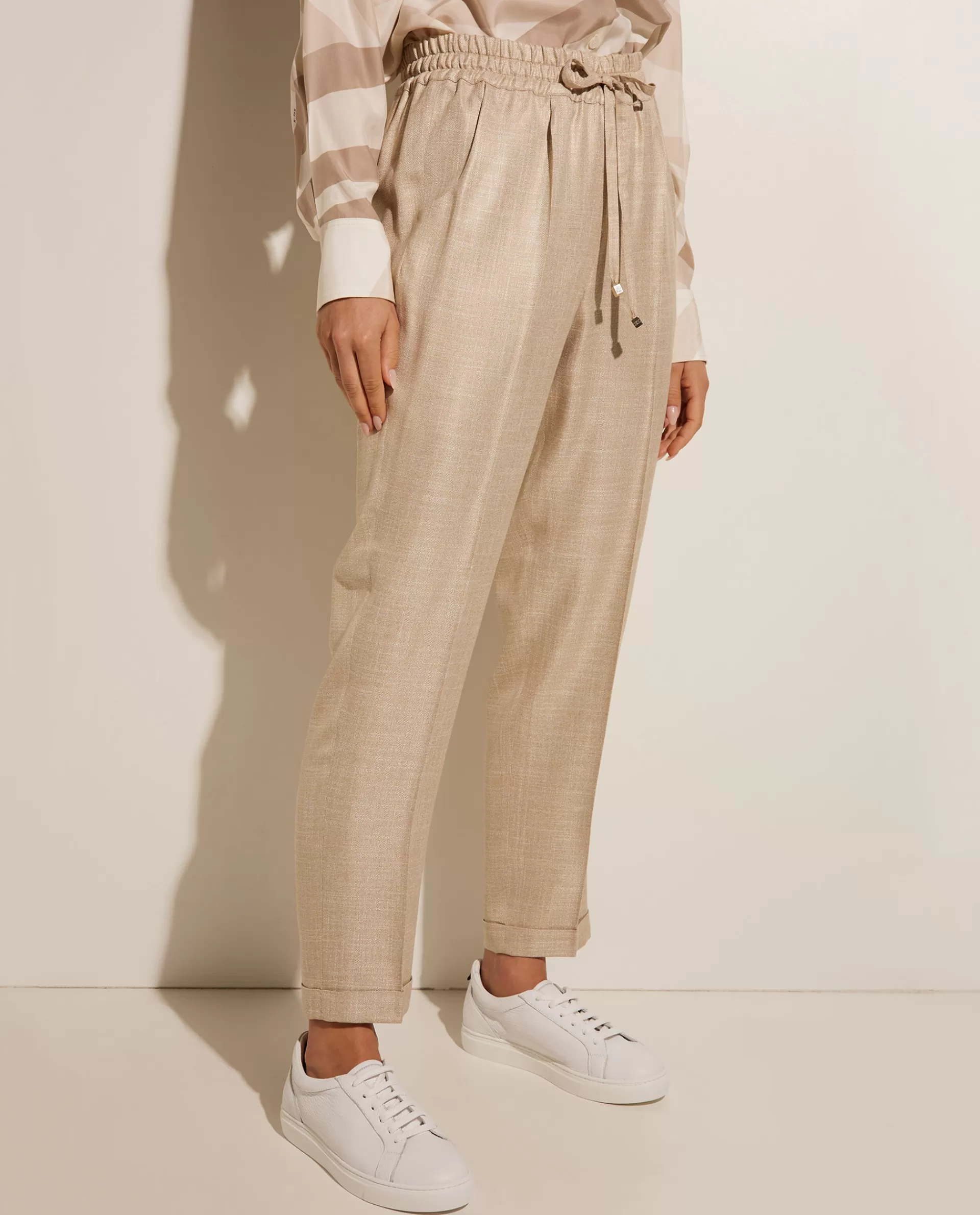 Cheap Broek Met Plooien Vrouwen Broeken