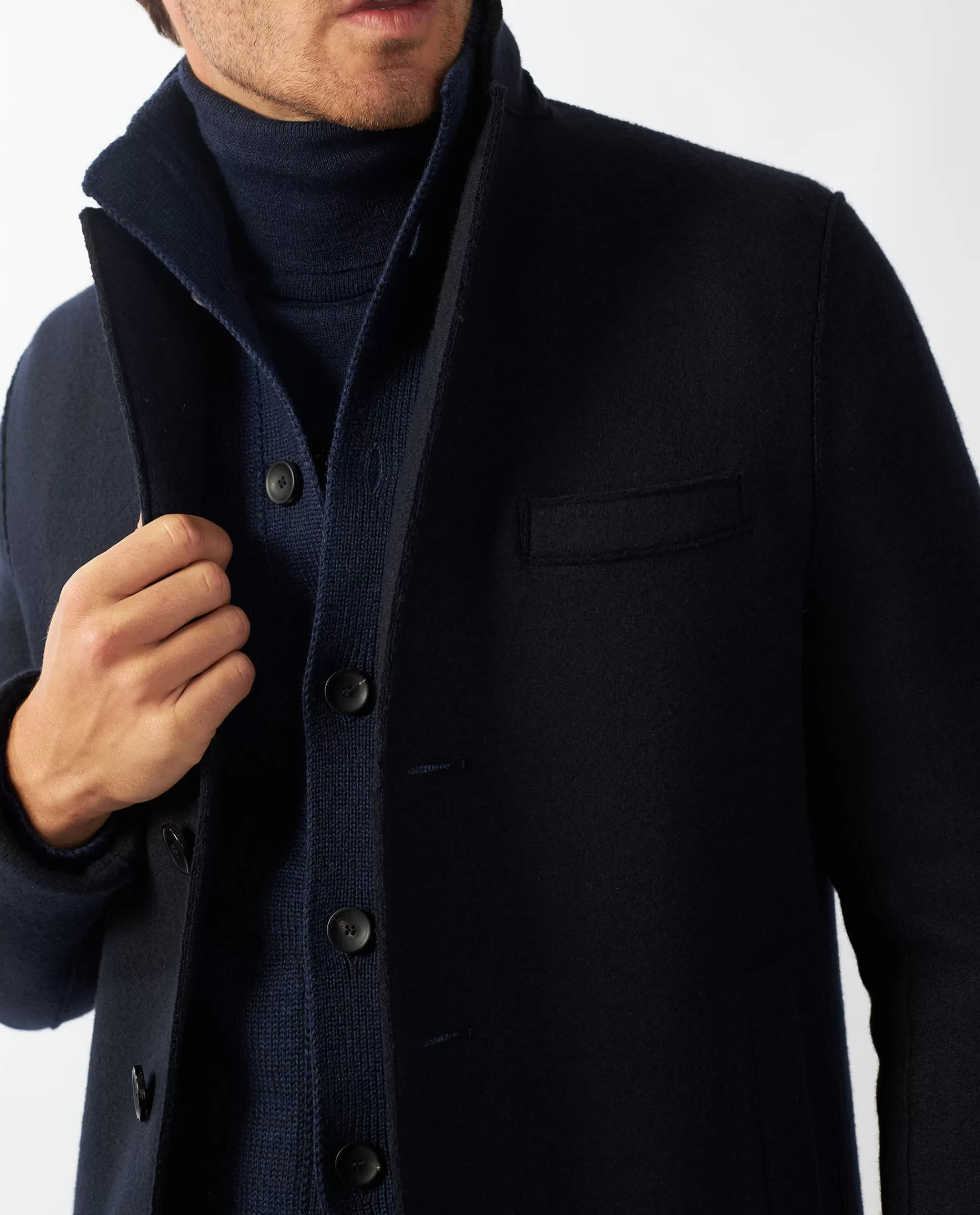 Shop Cashmere Boxy Jas Mannen Jassen