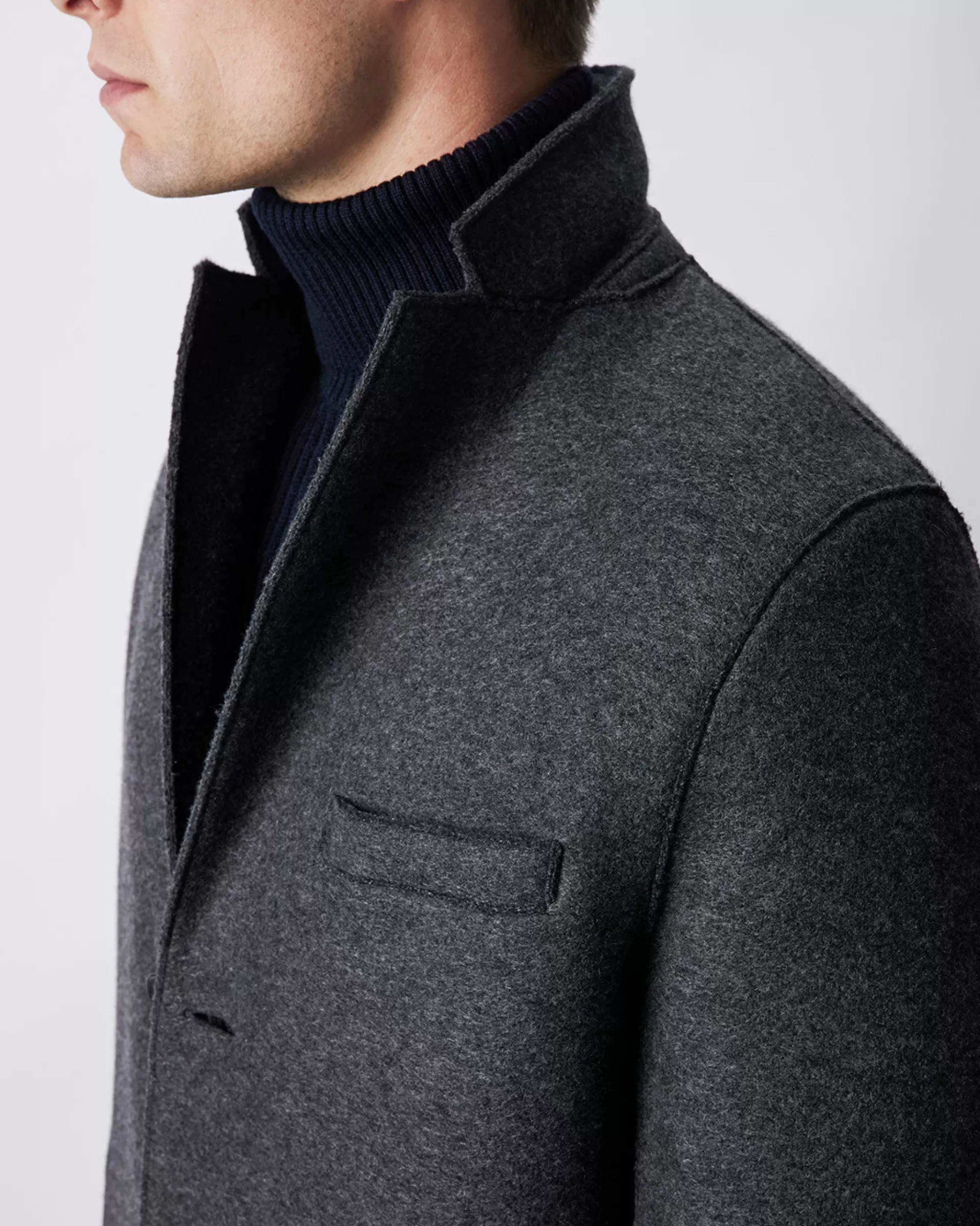 Flash Sale Cashmere Boxy Jas Mannen Jassen