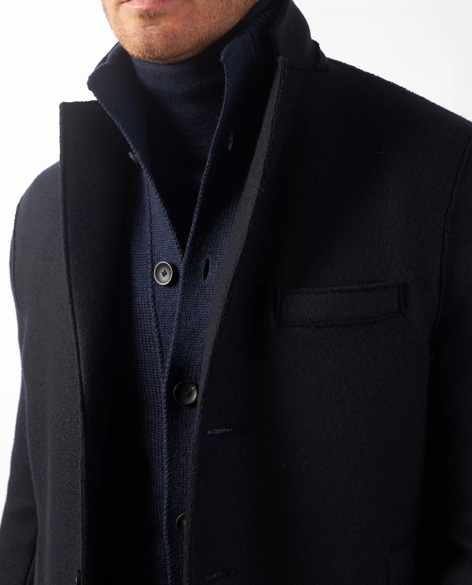 Shop Cashmere Boxy Jas Mannen Jassen