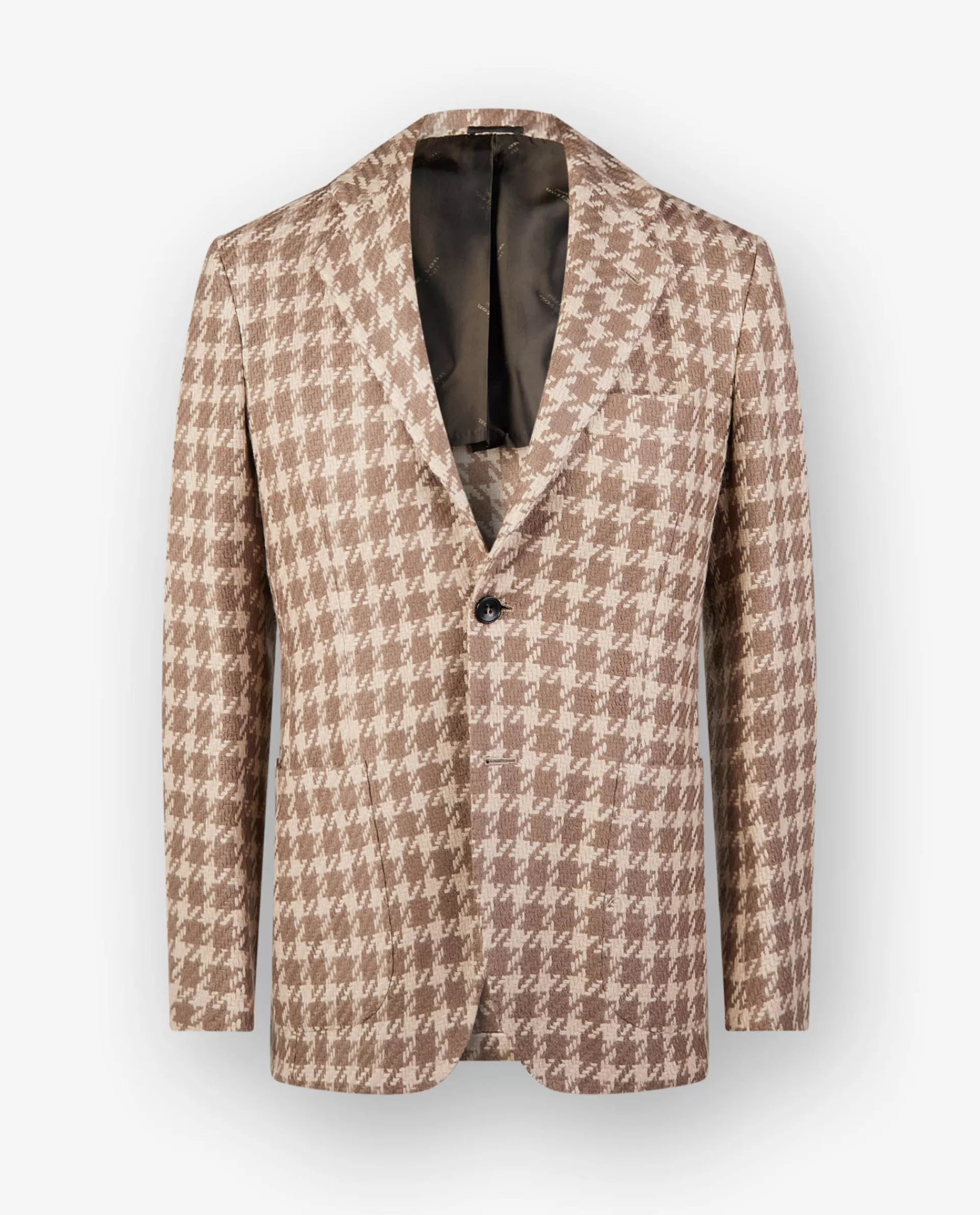 Fashion Cashmere Pied-De-Poule Jasje Mannen Jasjes