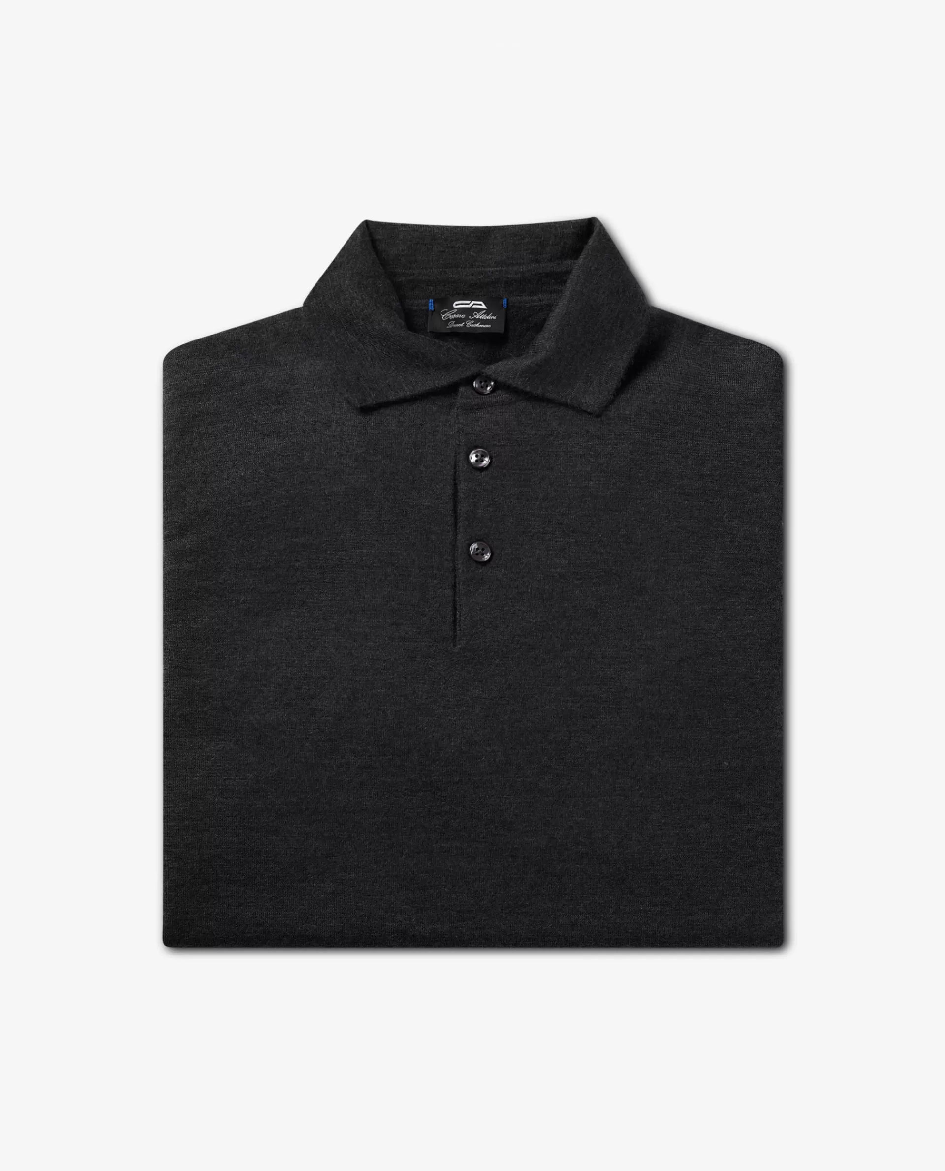 Fashion Cashmere Polo Mannen Knitwear