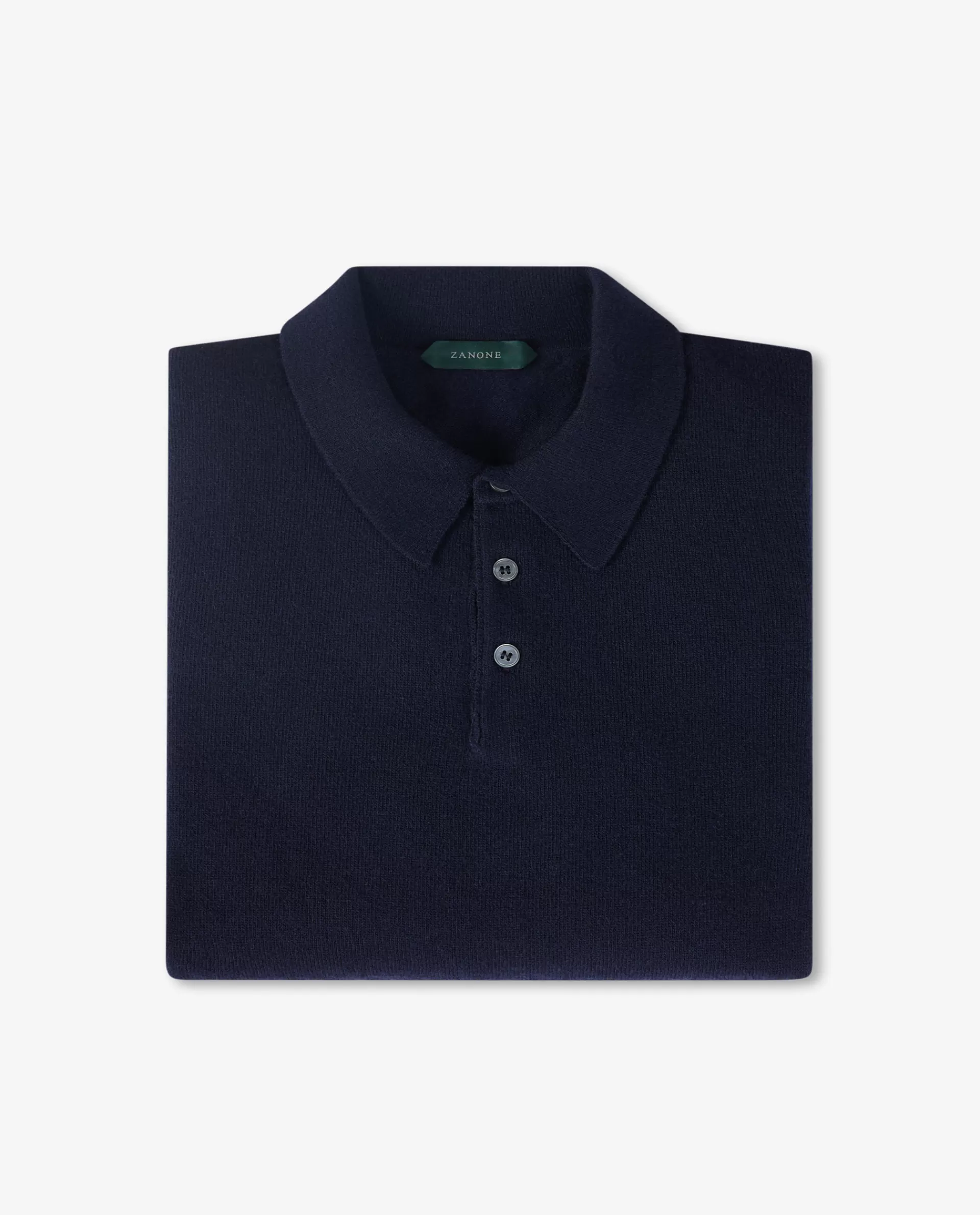 Cheap Cashmere Polo Lange Mouw Mannen Polo