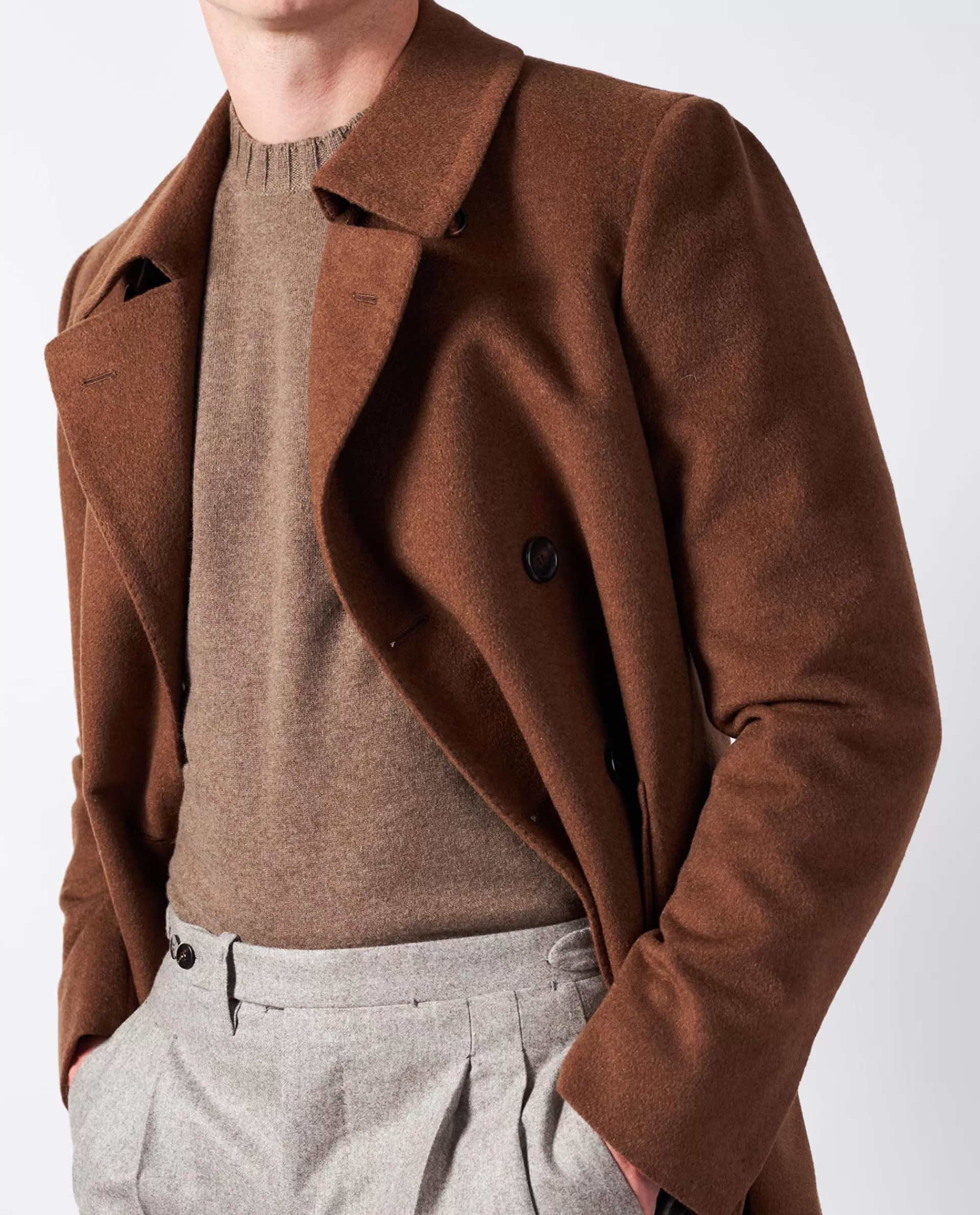 Discount Cashmere Ronde Hals Trui Mannen Knitwear