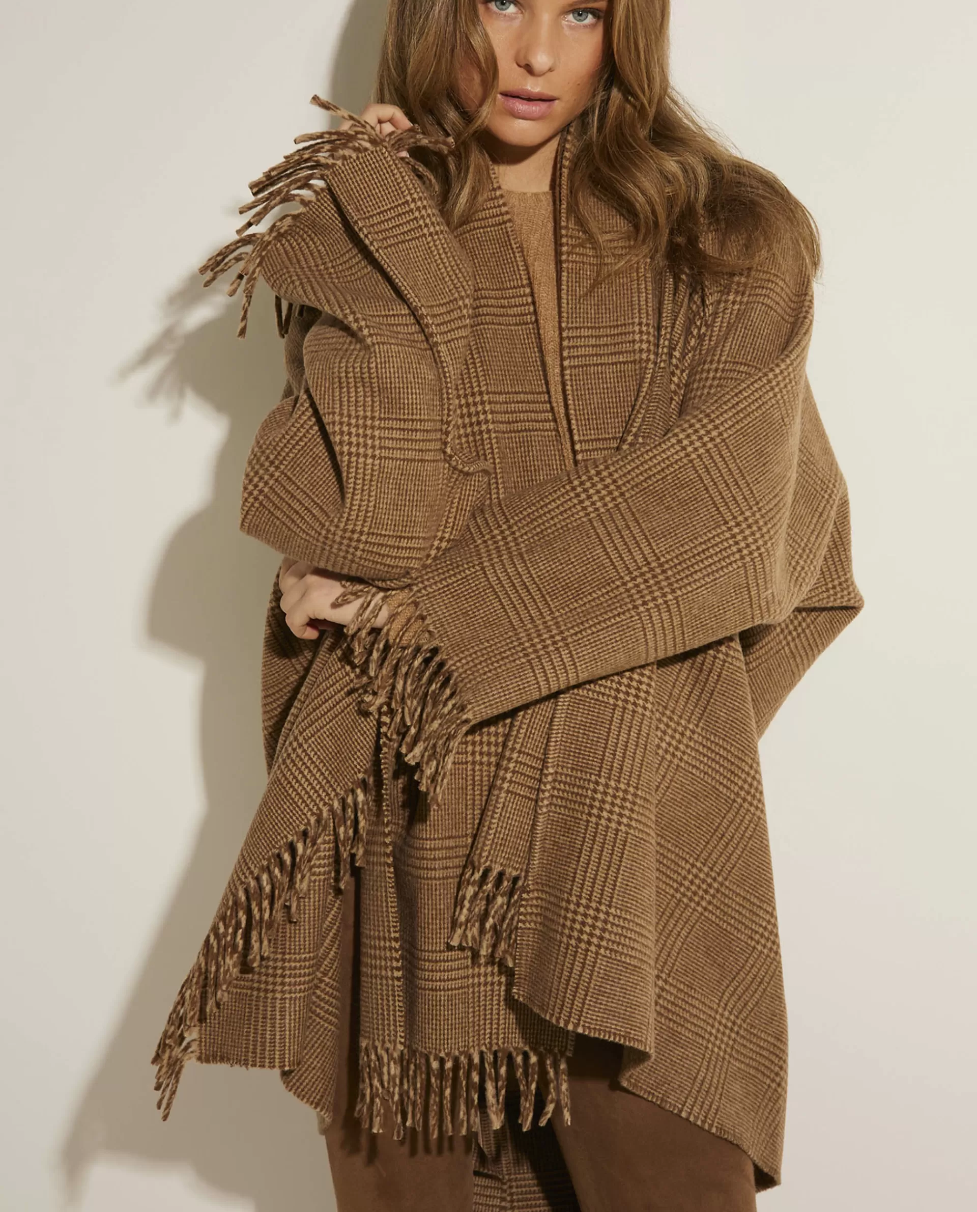 Discount Cashmere Sjaaljas Vrouwen Jassen