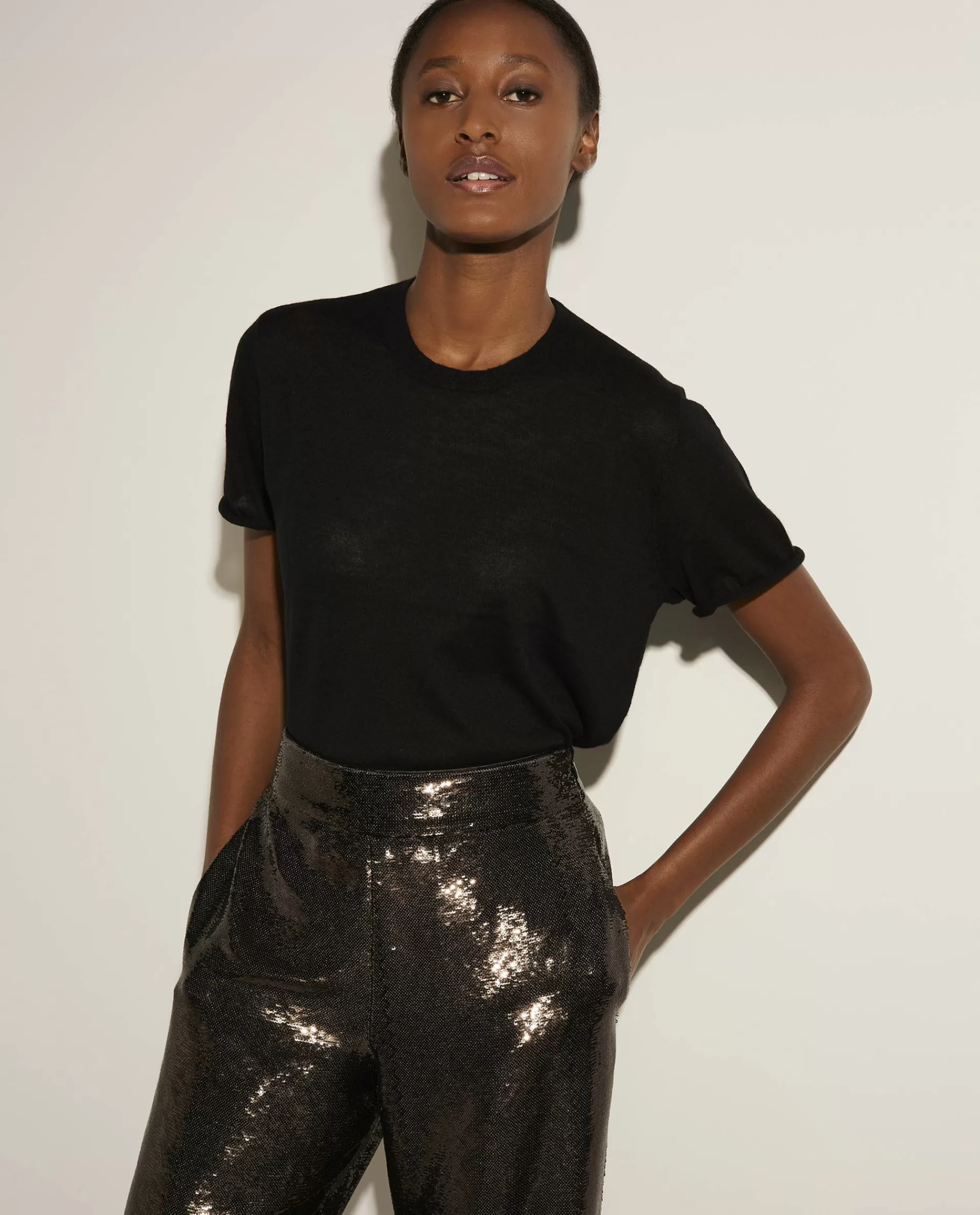 Sale Cashmere T-Shirt Vrouwen Tops