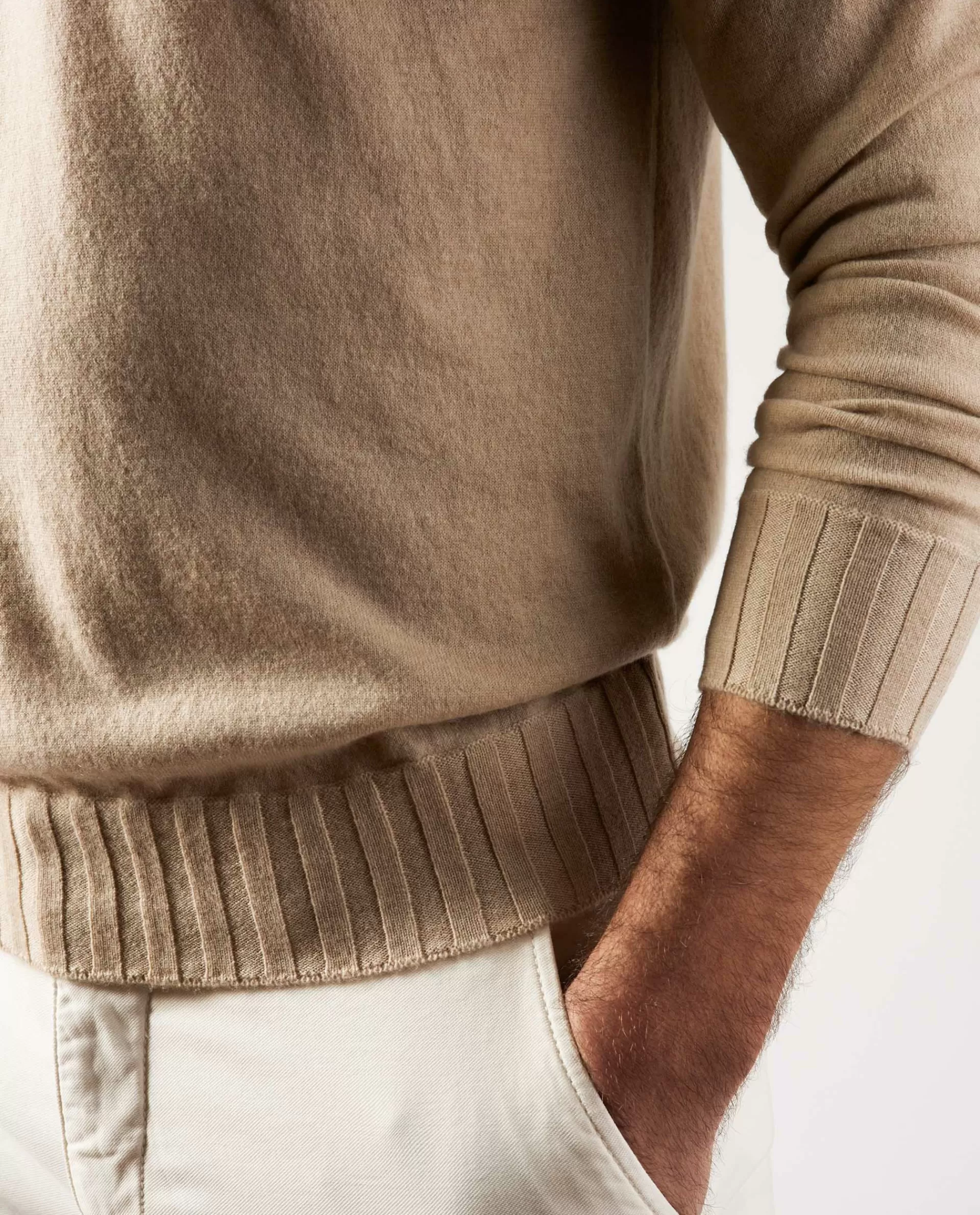 Hot Cashmere V-Hals Trui Mannen Knitwear