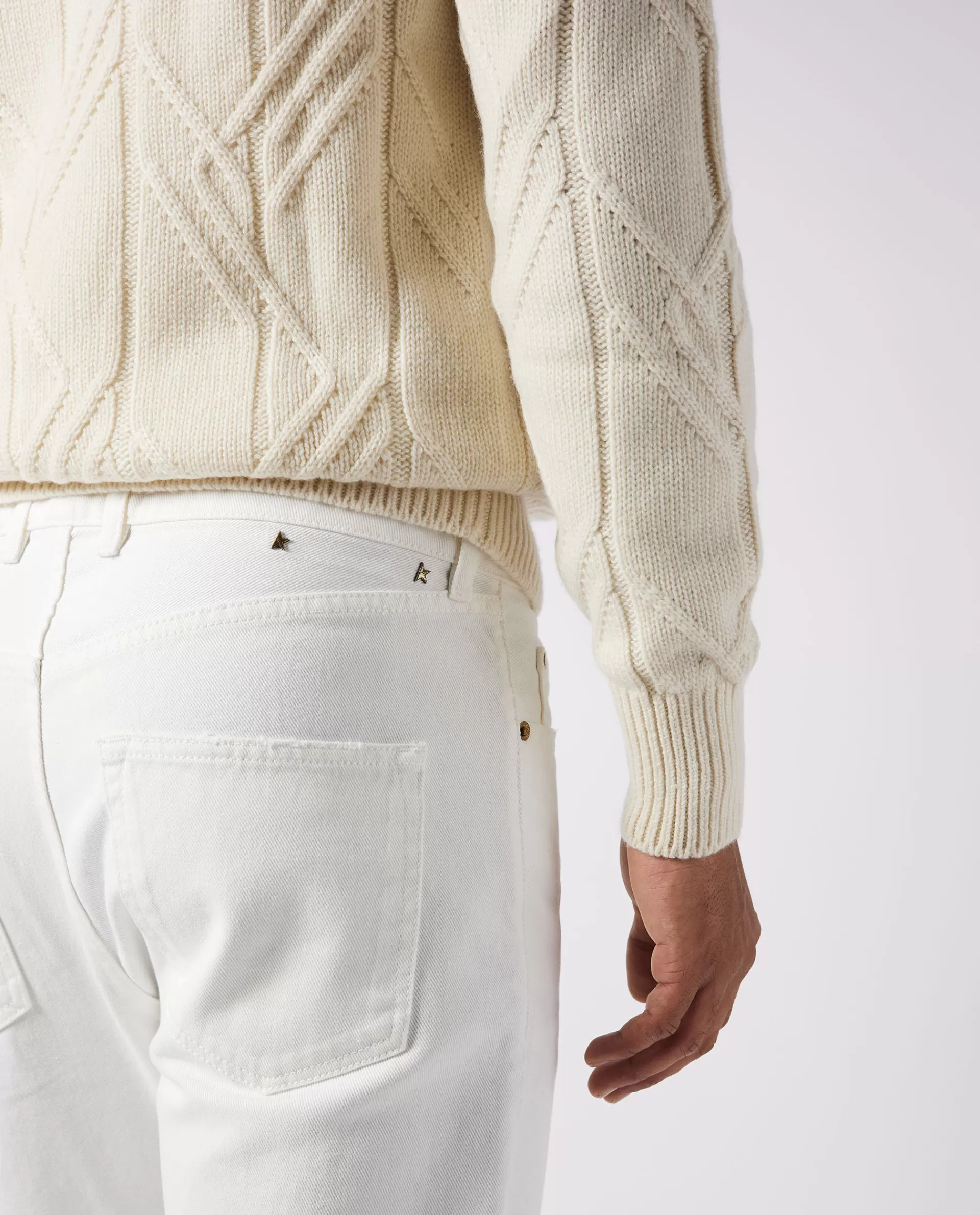 Hot Cropped Jeans Mannen Broeken