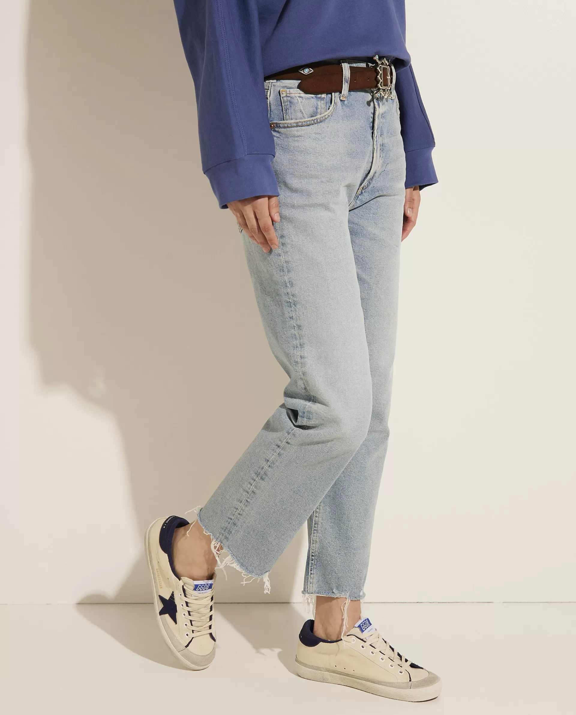 Hot Daphne High Rise Jeans Vrouwen Broeken