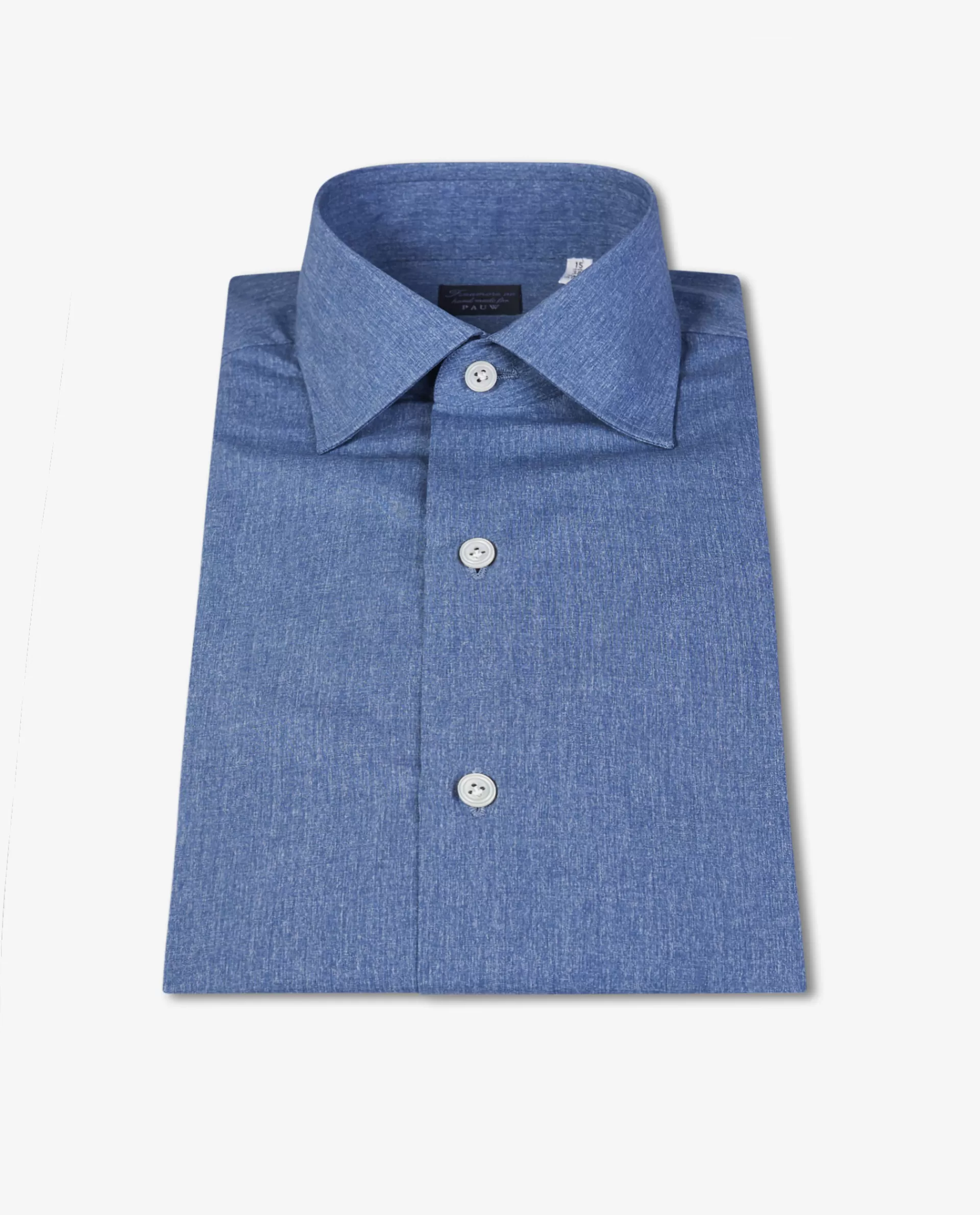 Cheap Denim-Look Shirt Mannen Shirts