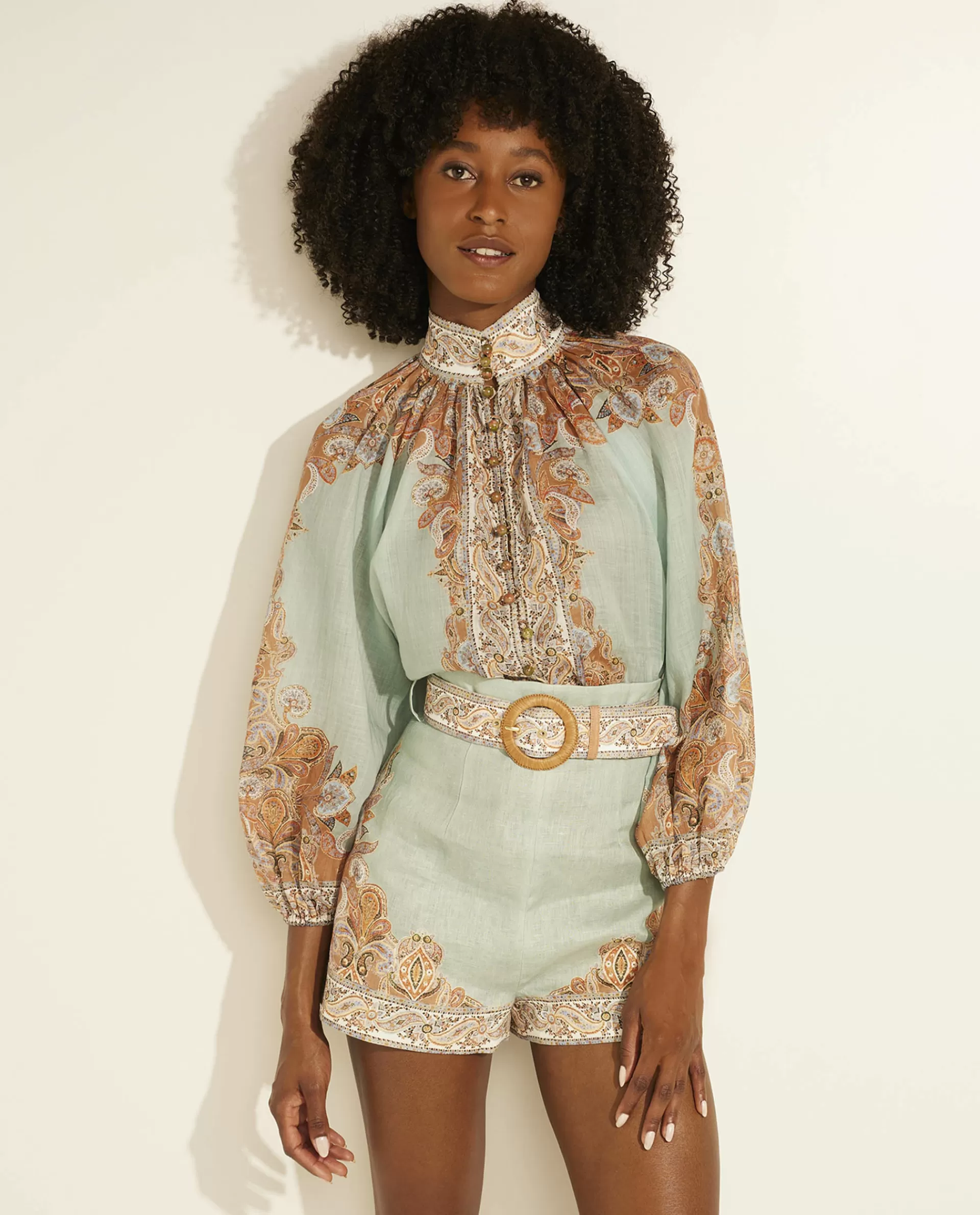 Cheap Devi Billow Blouse Vrouwen Blouses