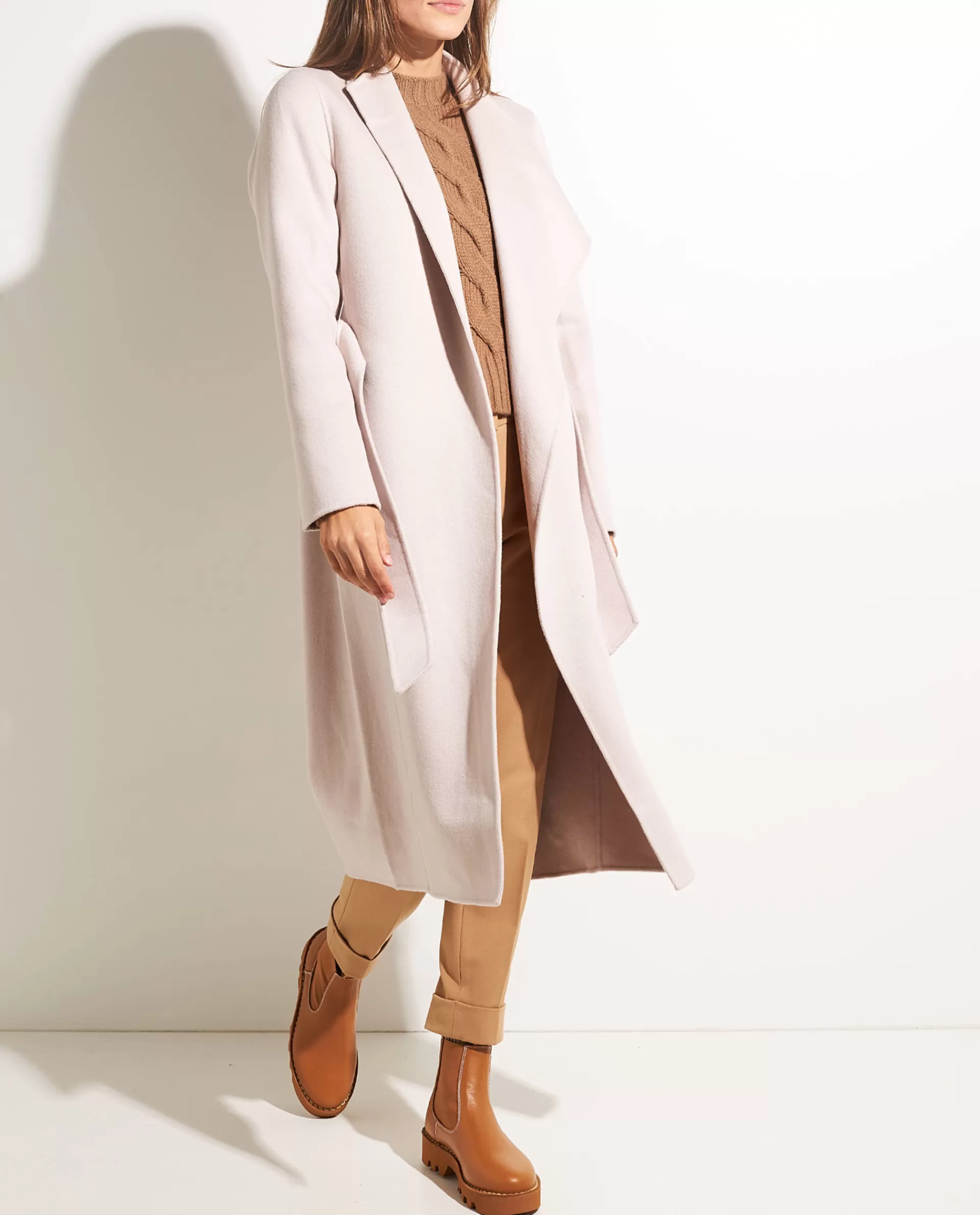 Sale Double Face Cashmere Jas Vrouwen Jassen