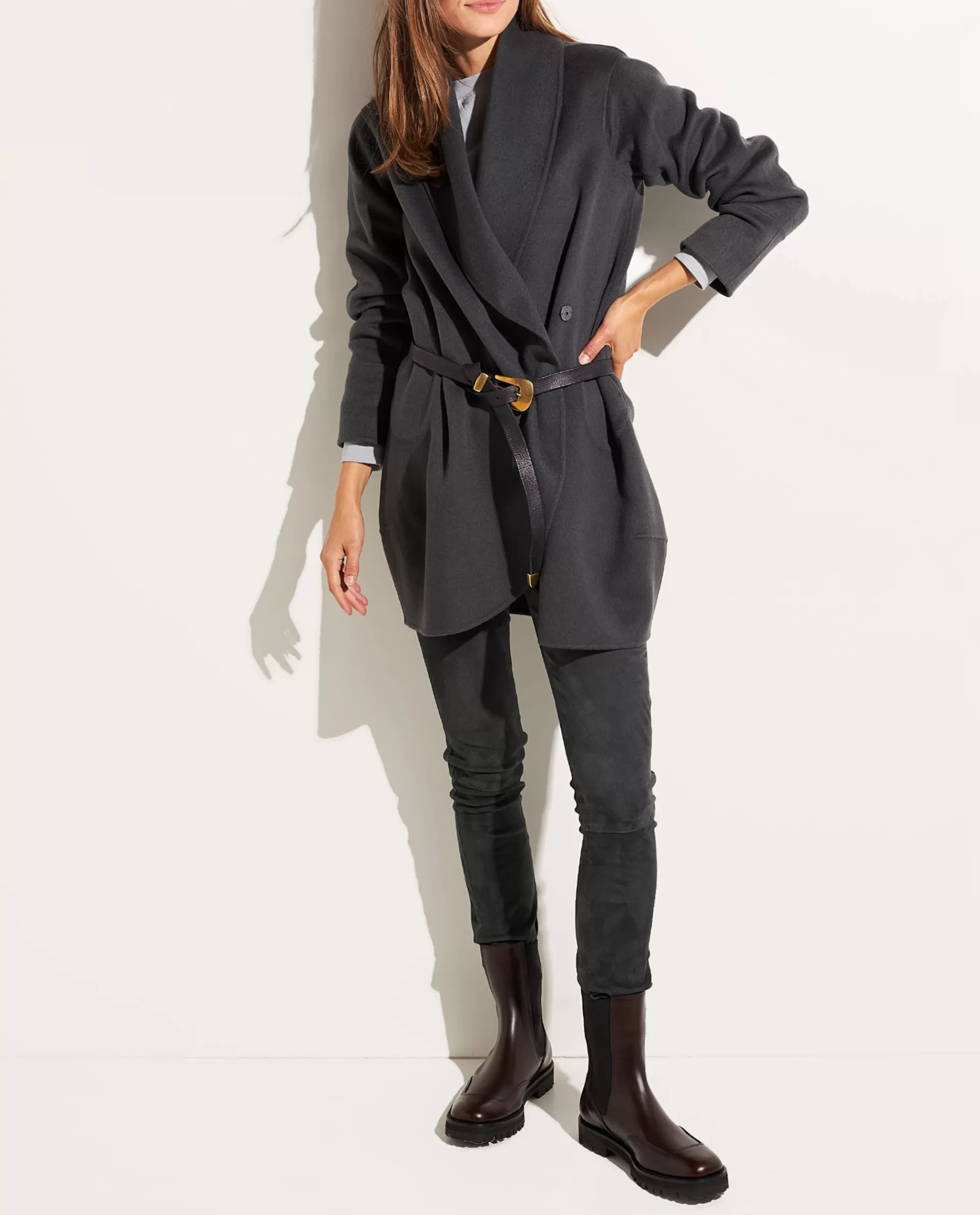 Sale Double Face Cashmere Jas Vrouwen Jassen