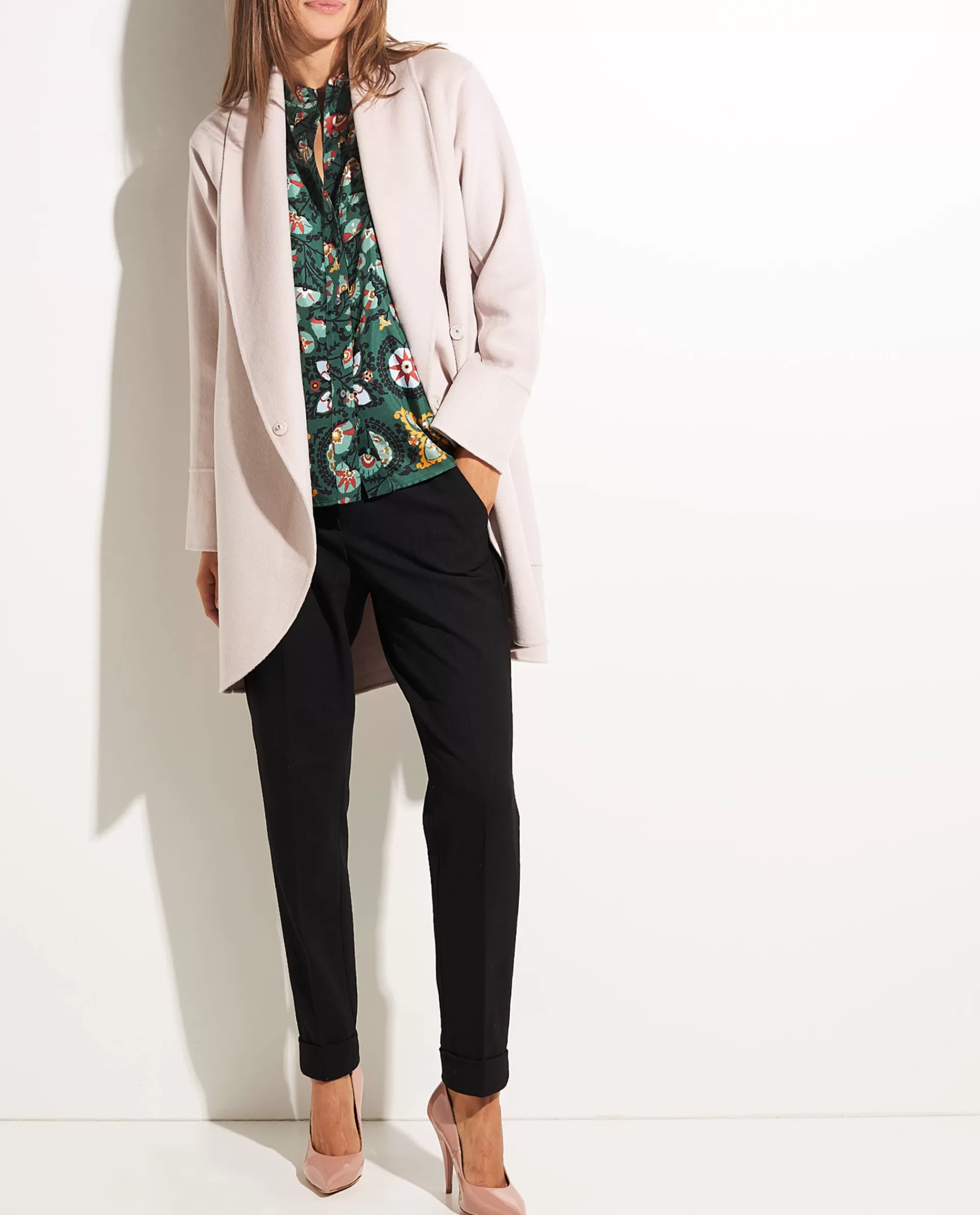 Discount Double Face Cashmere Jas Vrouwen Jassen