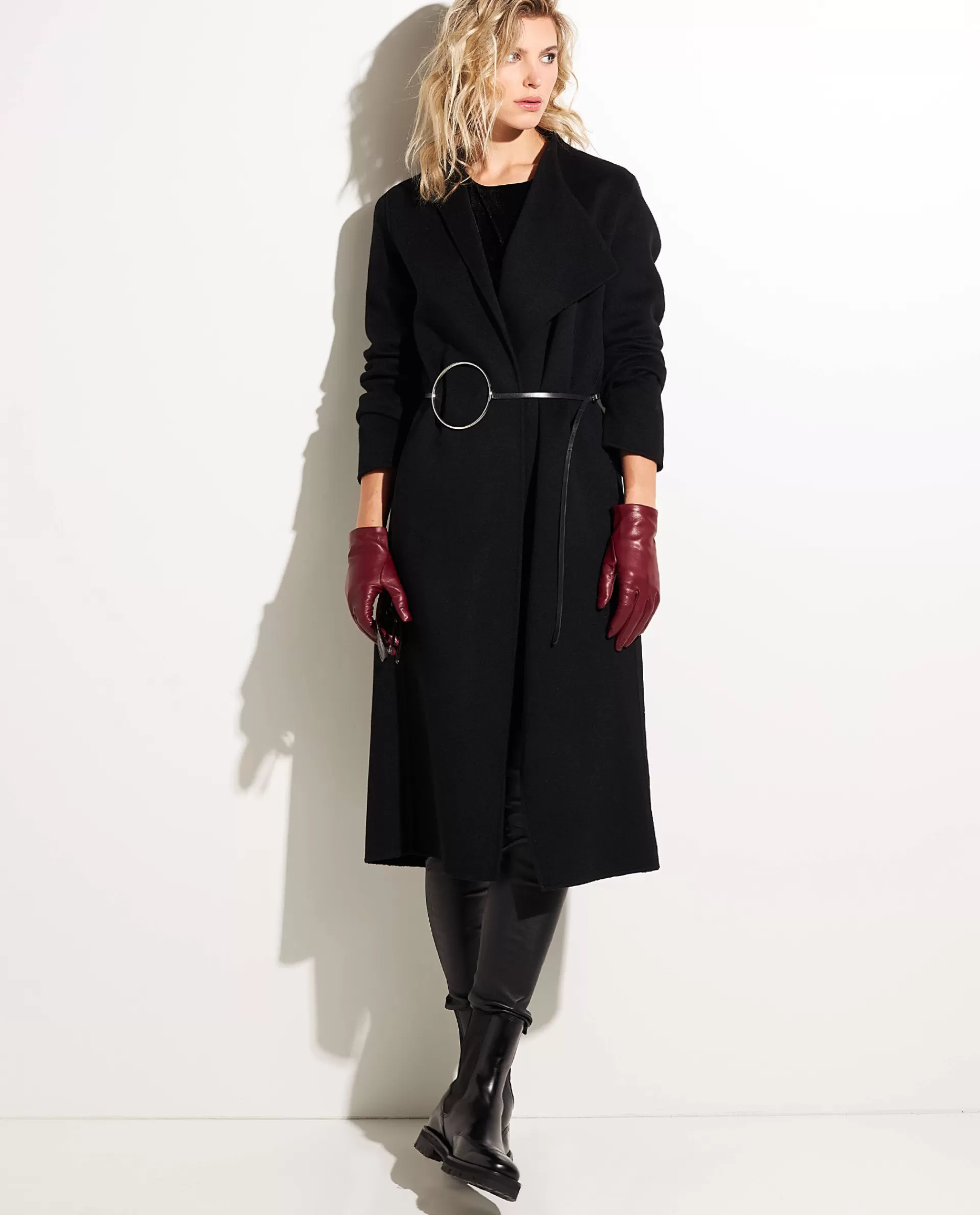 Outlet Double Face Cashmere Jas Vrouwen Jassen