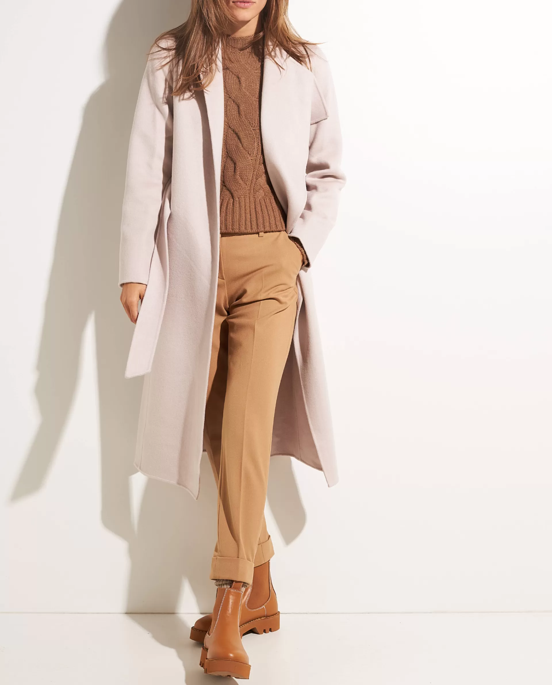 Sale Double Face Cashmere Jas Vrouwen Jassen