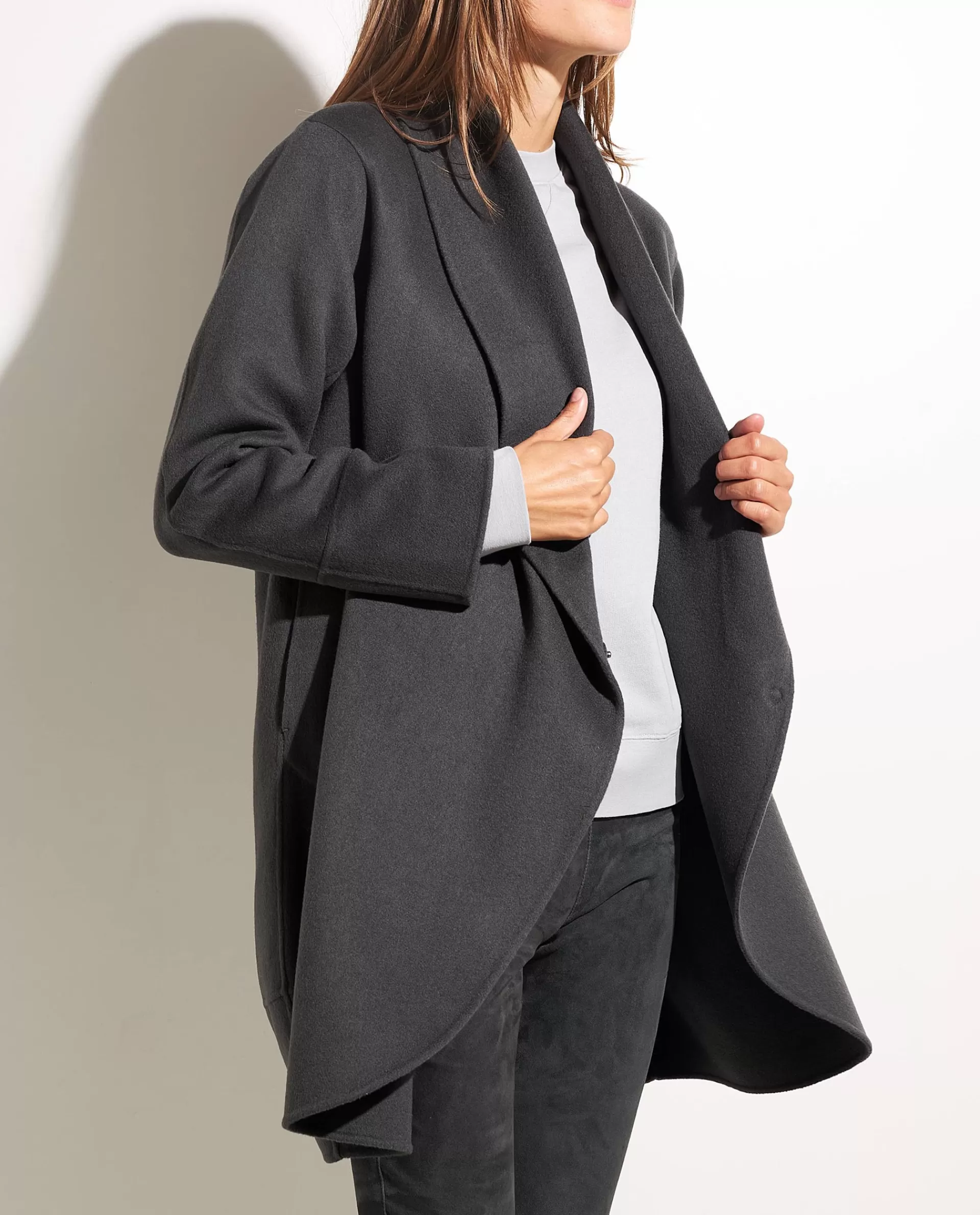 Sale Double Face Cashmere Jas Vrouwen Jassen