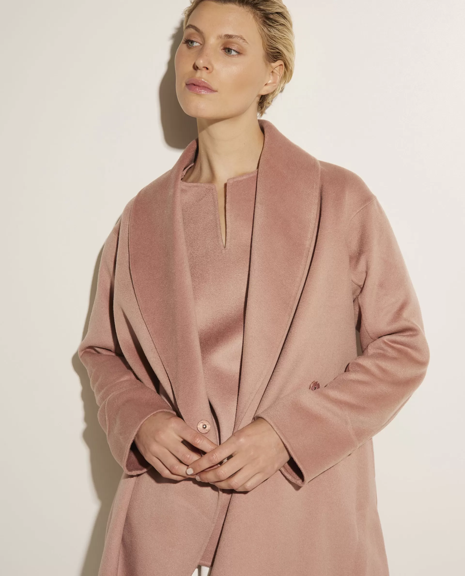 Shop Double Face Cashmere Jas Vrouwen Jassen