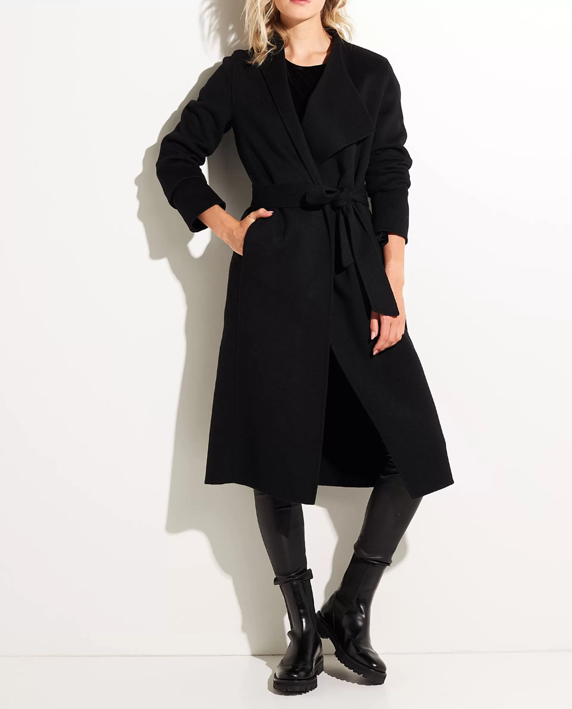 Outlet Double Face Cashmere Jas Vrouwen Jassen