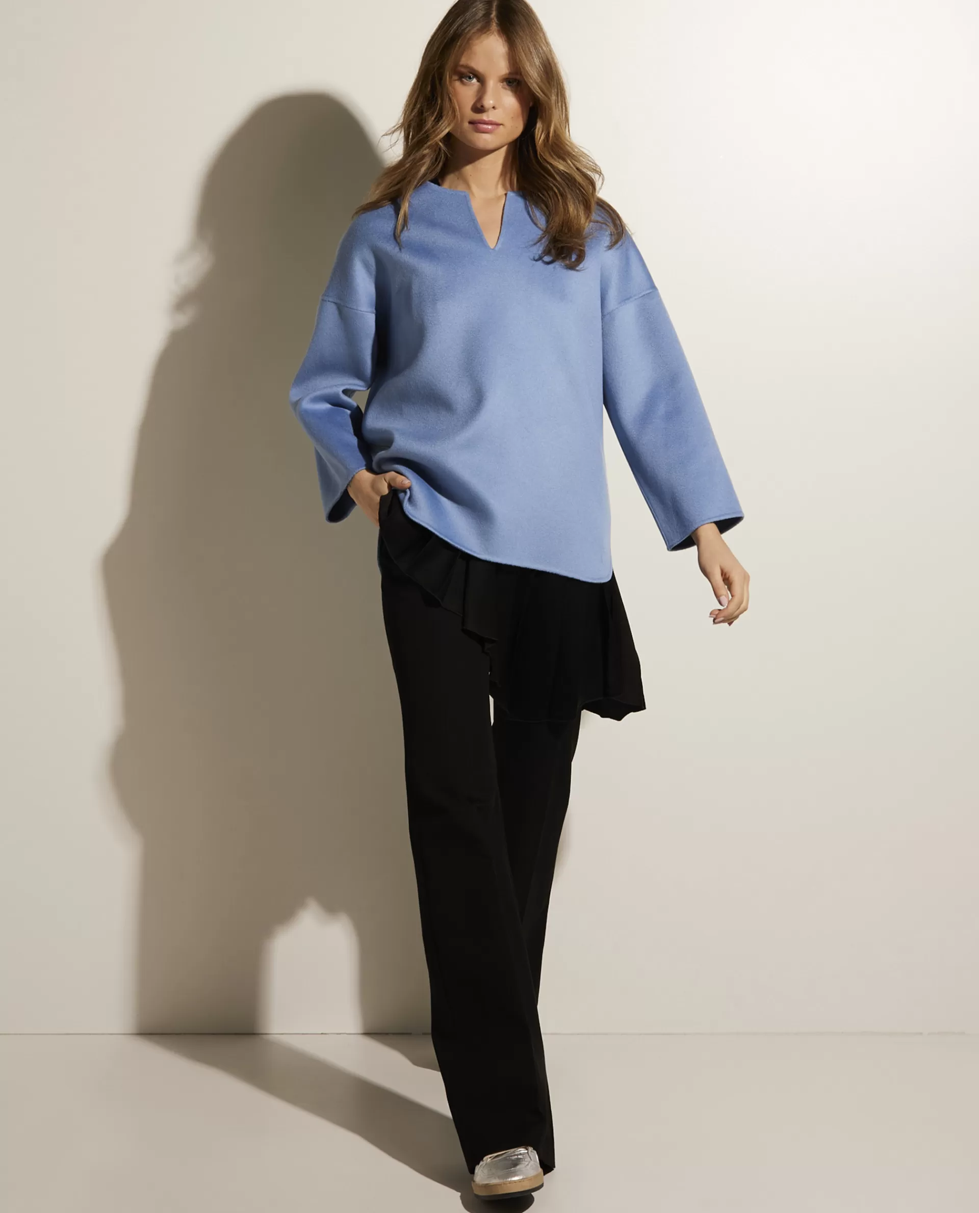 Discount Double Face Cashmere Trui Vrouwen Tops