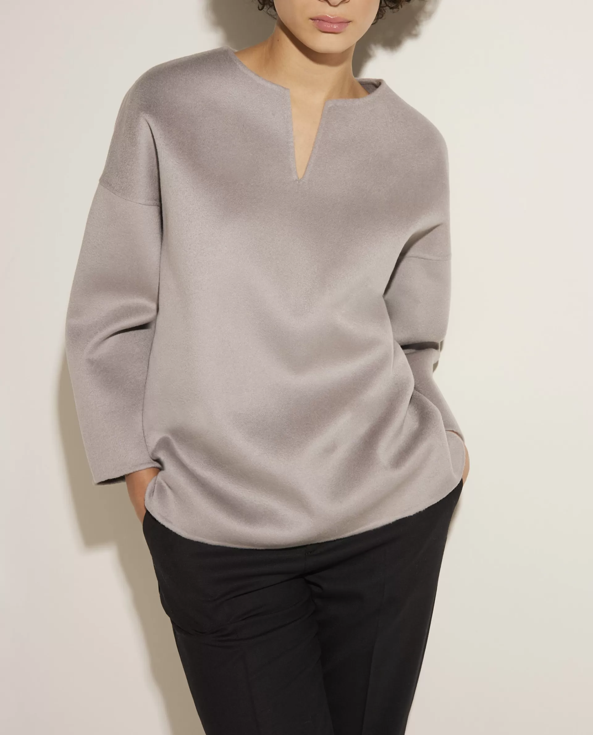 Hot Double Face Cashmere Trui Vrouwen Tops