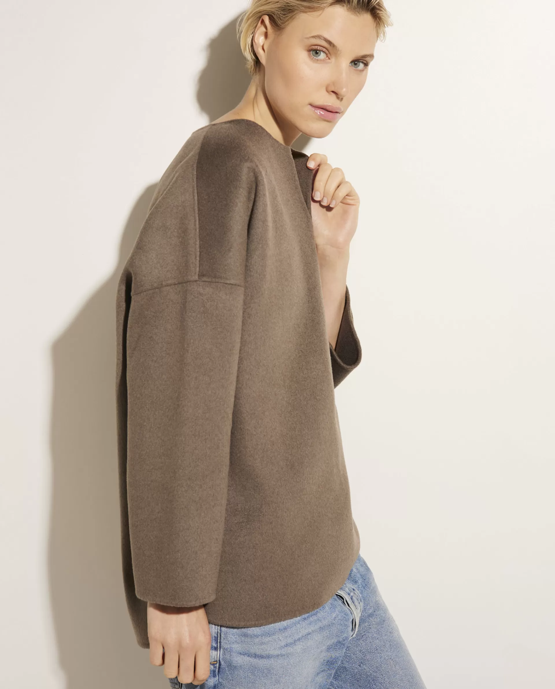 Best Sale Double Face Cashmere Trui Vrouwen Tops