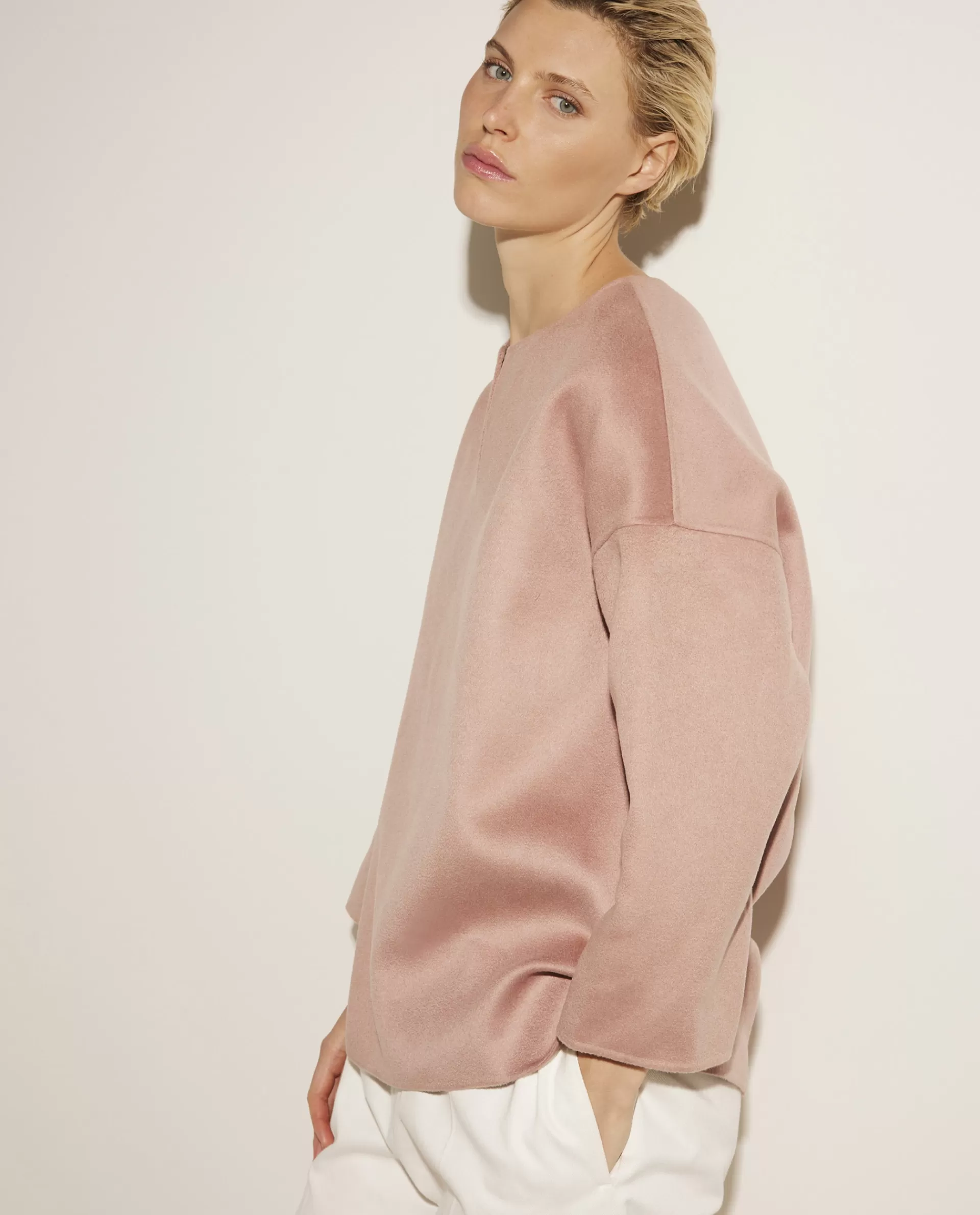 Fashion Double Face Cashmere Trui Vrouwen Knitwear