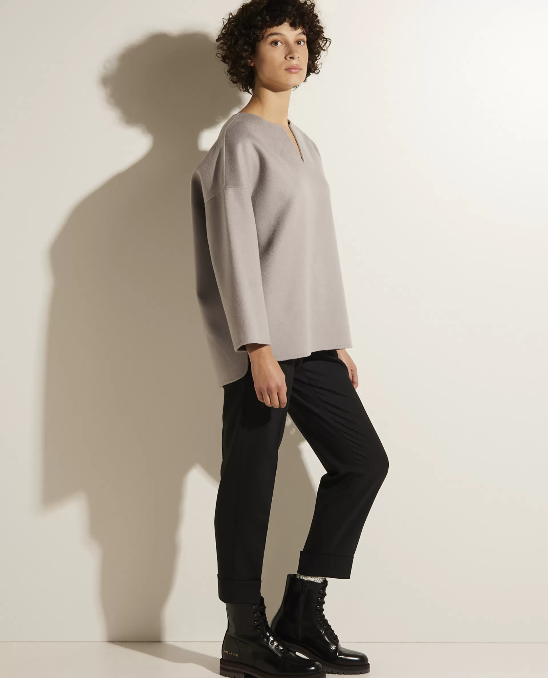 Hot Double Face Cashmere Trui Vrouwen Tops