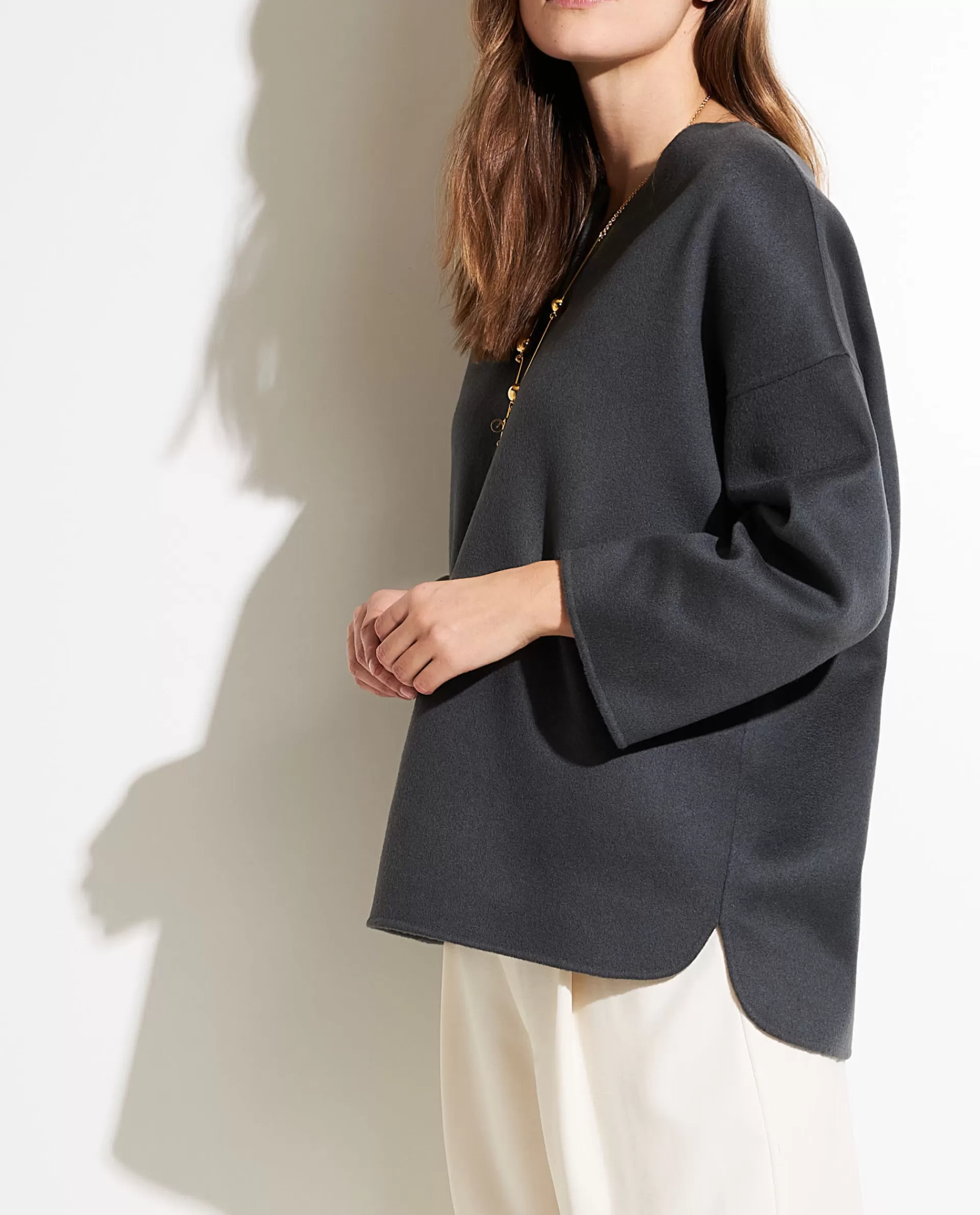 Best Sale Double Face Cashmere Trui Vrouwen Tops