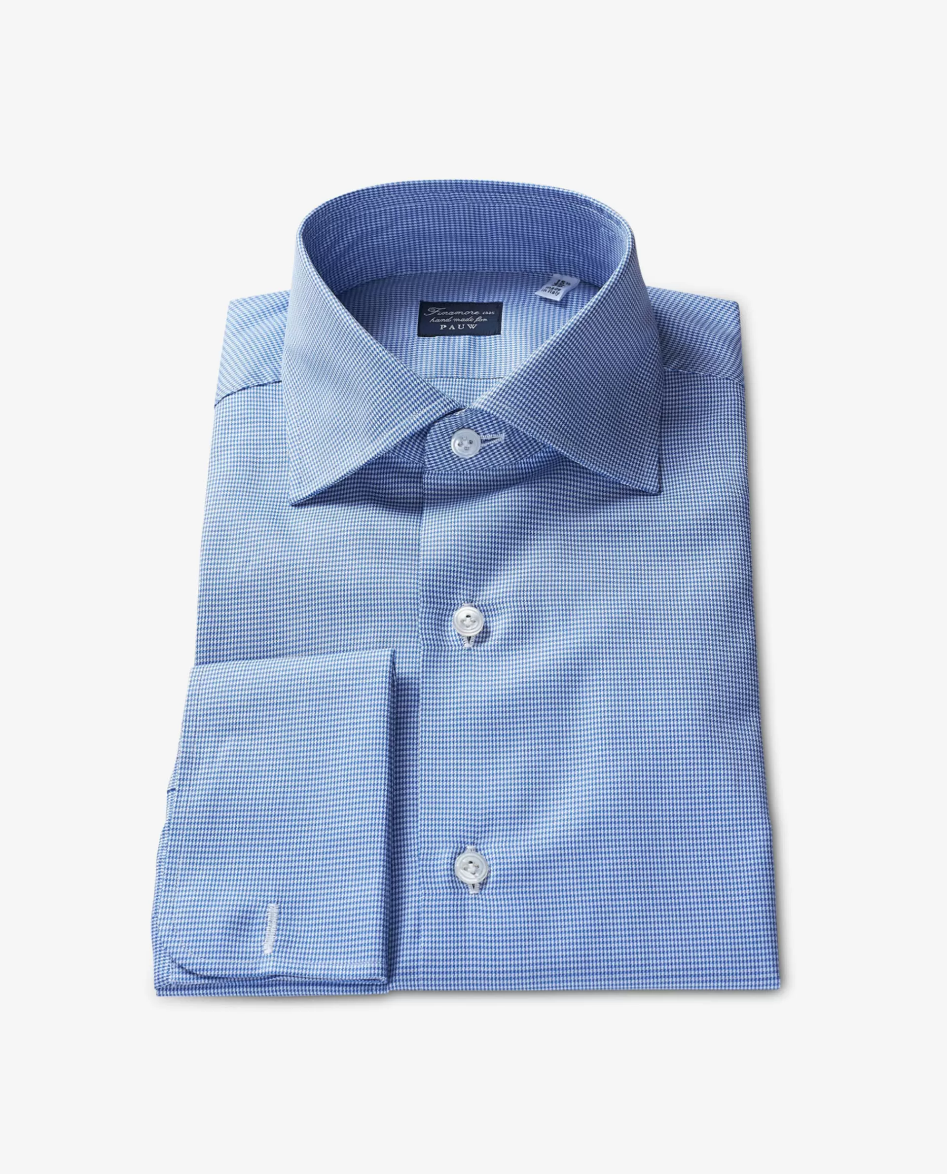 Hot Dubbele Manchet Shirt Mannen Shirts