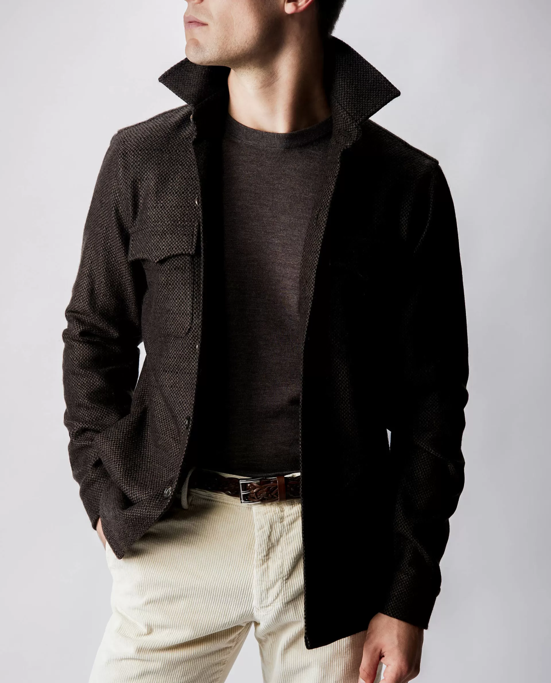 Store Dunne Cashmere Trui Mannen Knitwear