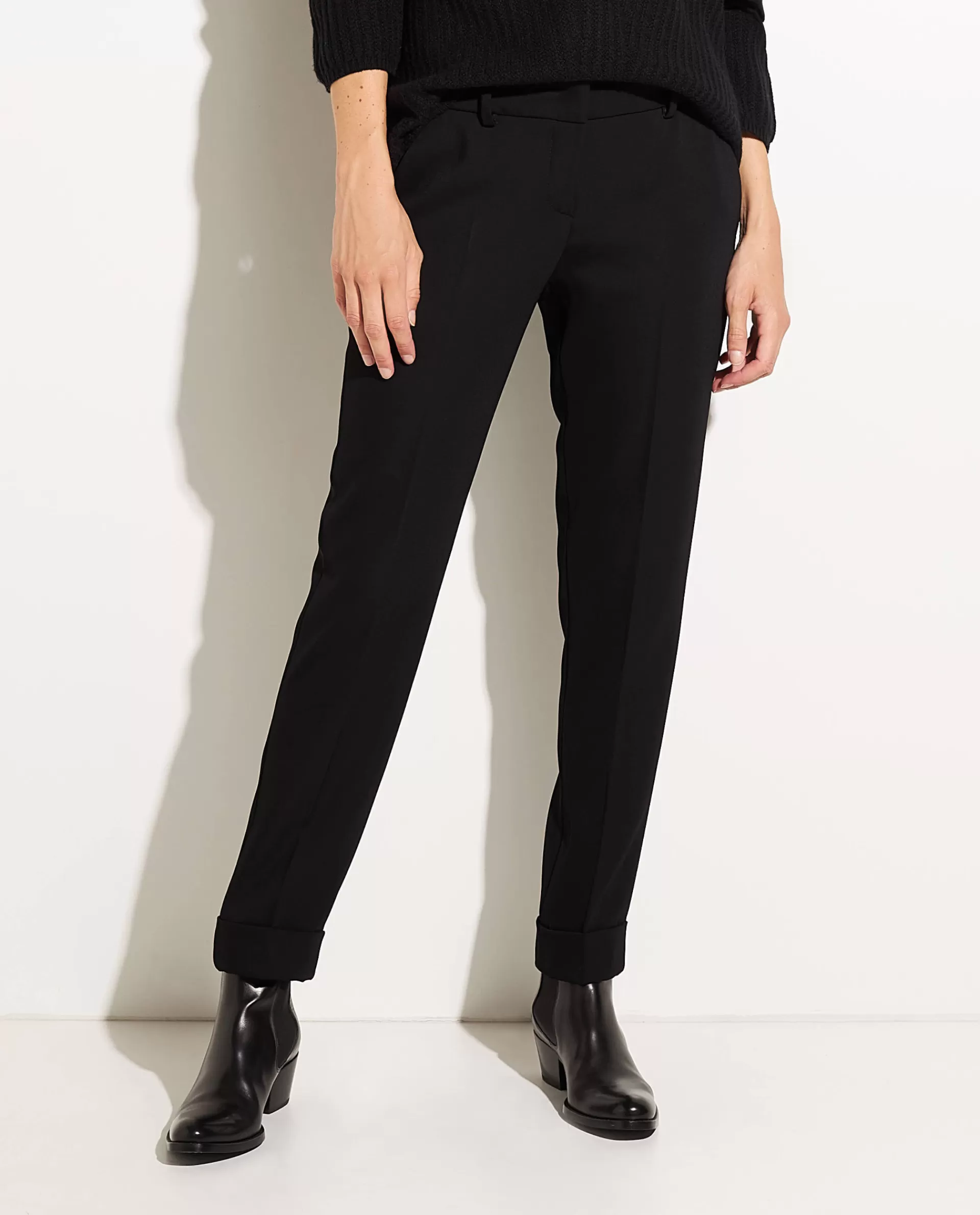 New Enkellange Broek In Stretch Vrouwen Broeken