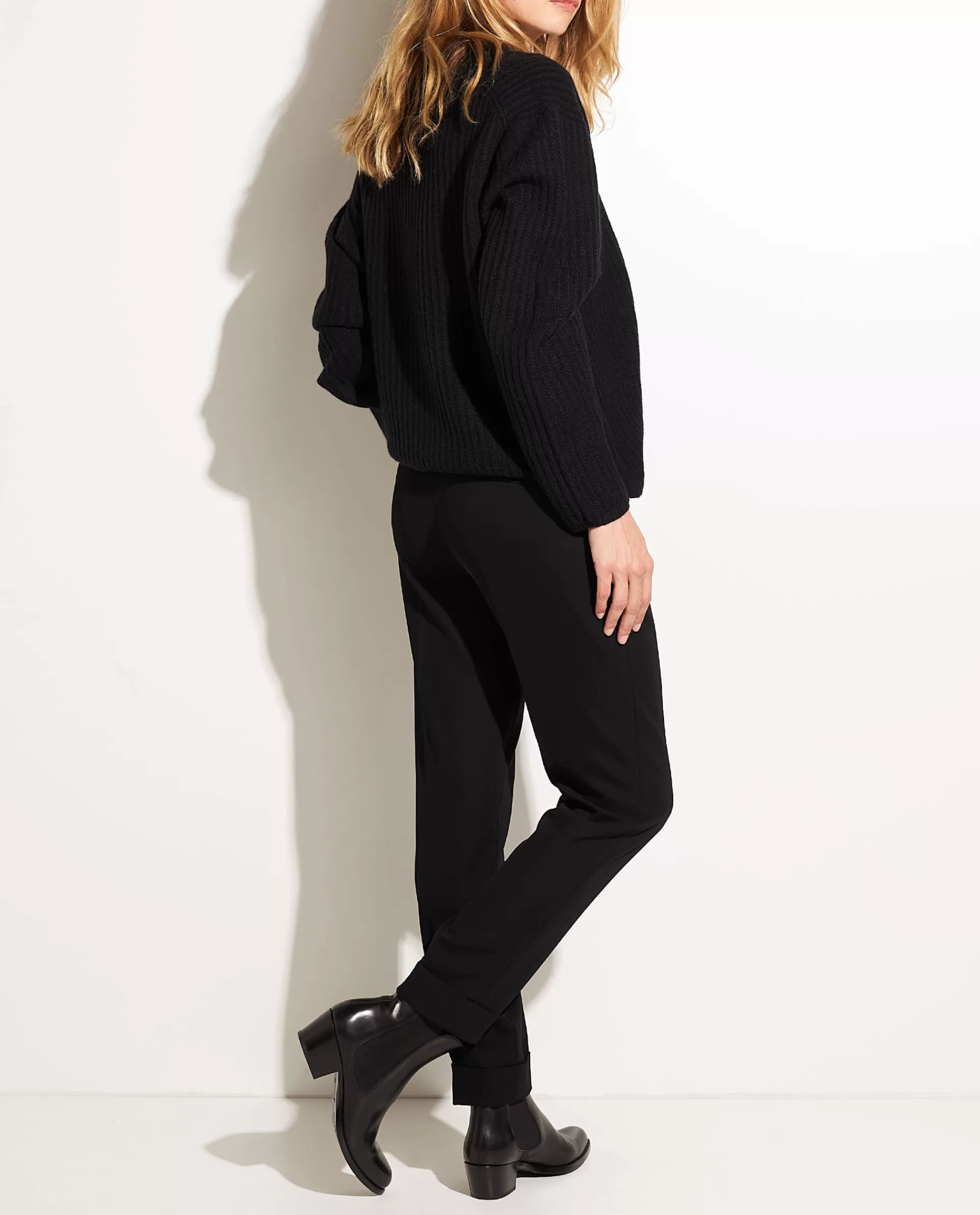 New Enkellange Broek In Stretch Vrouwen Broeken