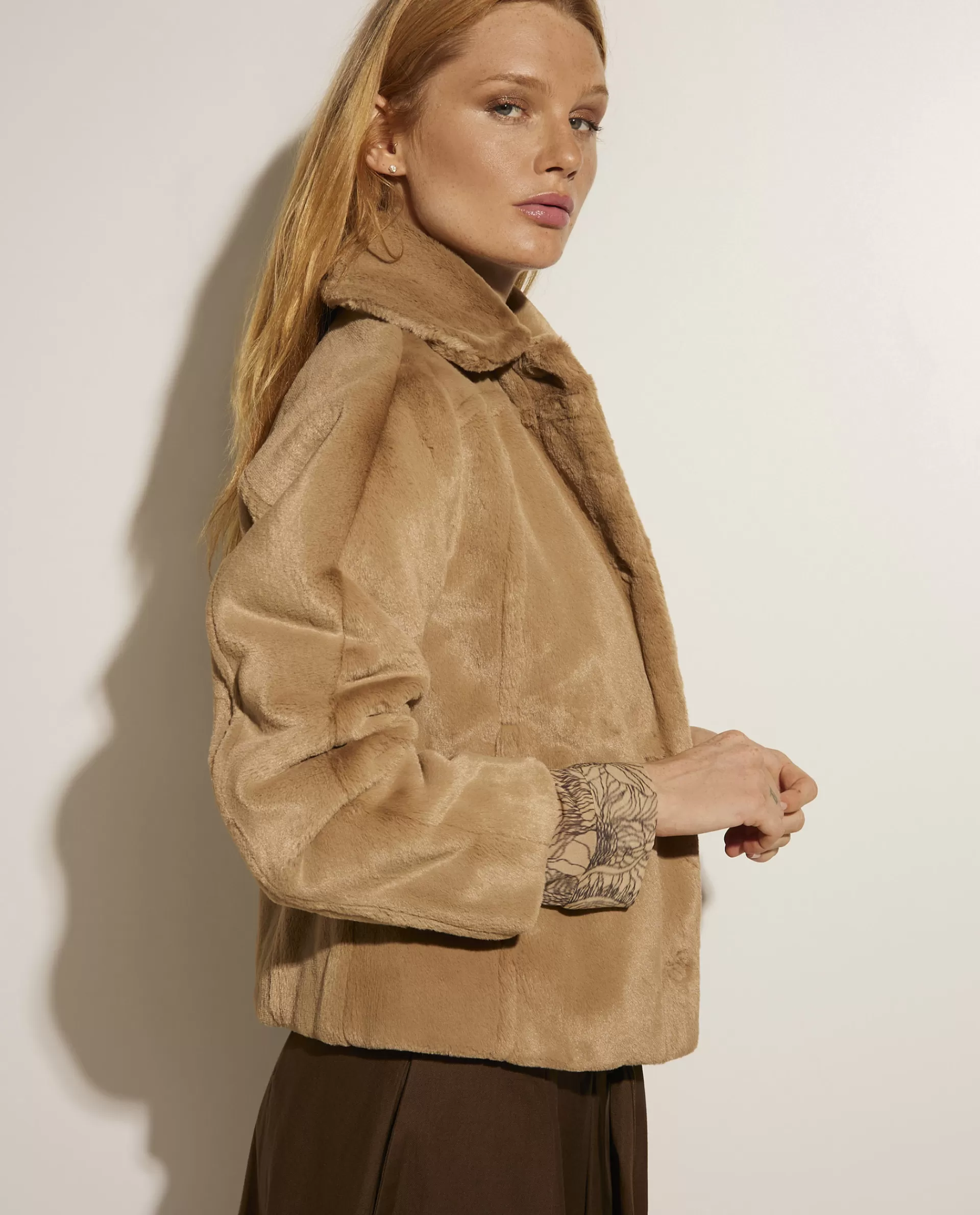 Flash Sale Faux Fur Jasje Vrouwen Jassen