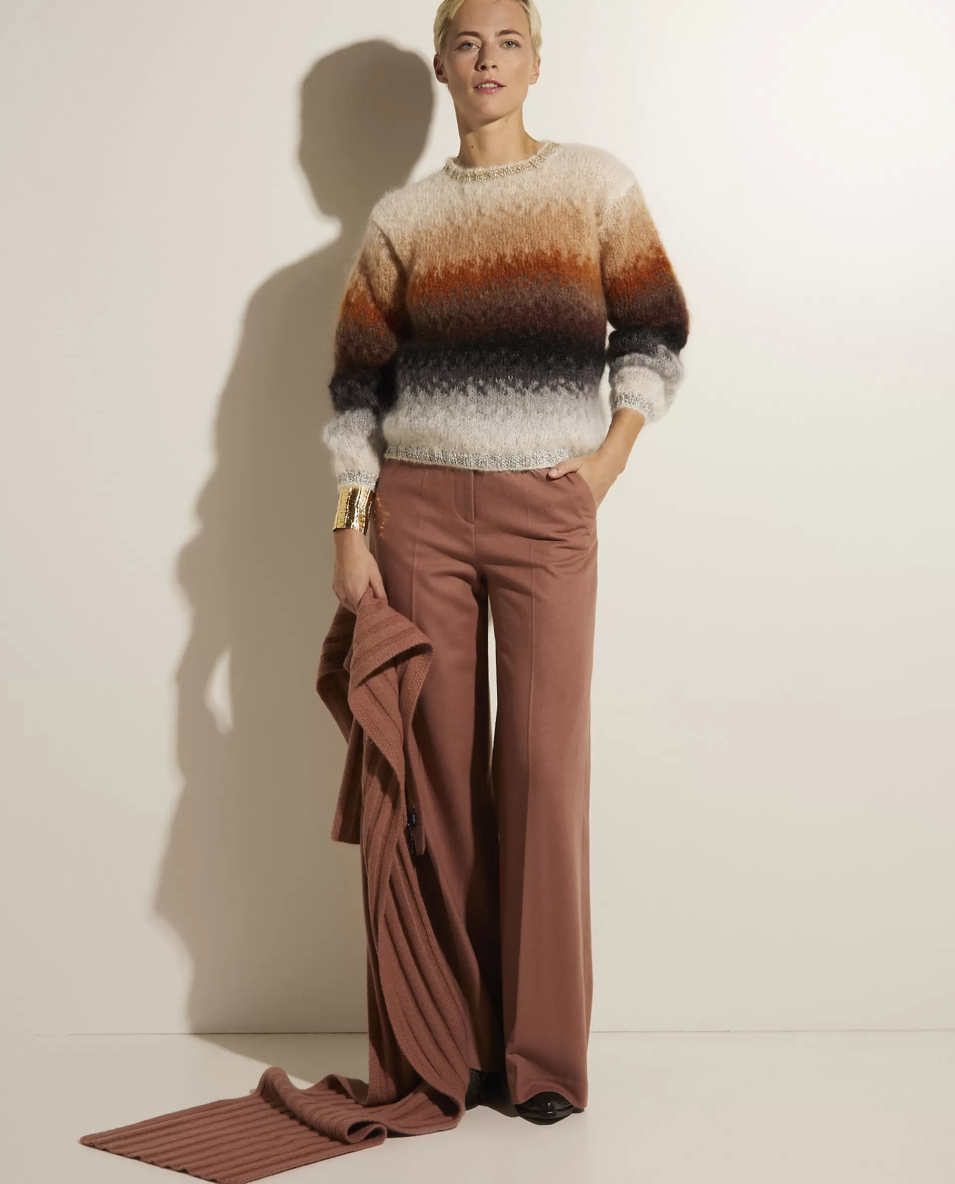 Cheap Flanellen Flared Broek Vrouwen Broeken