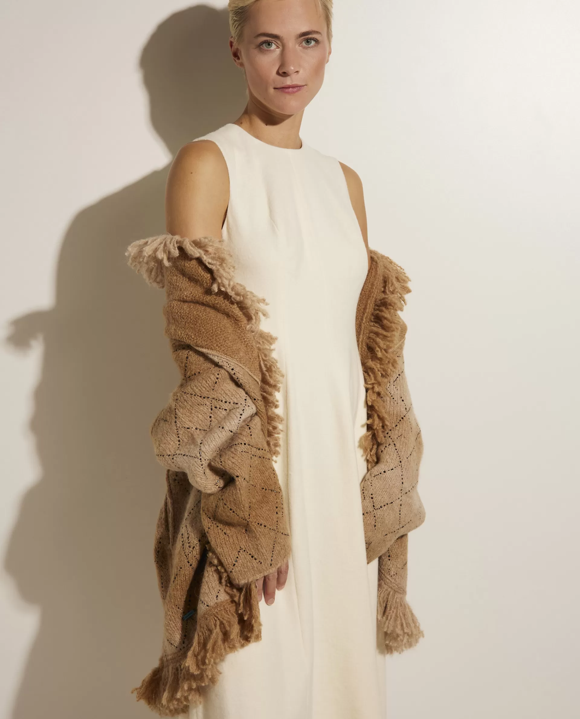 New Gebreid Crystal Ice Caves Vest Vrouwen Knitwear