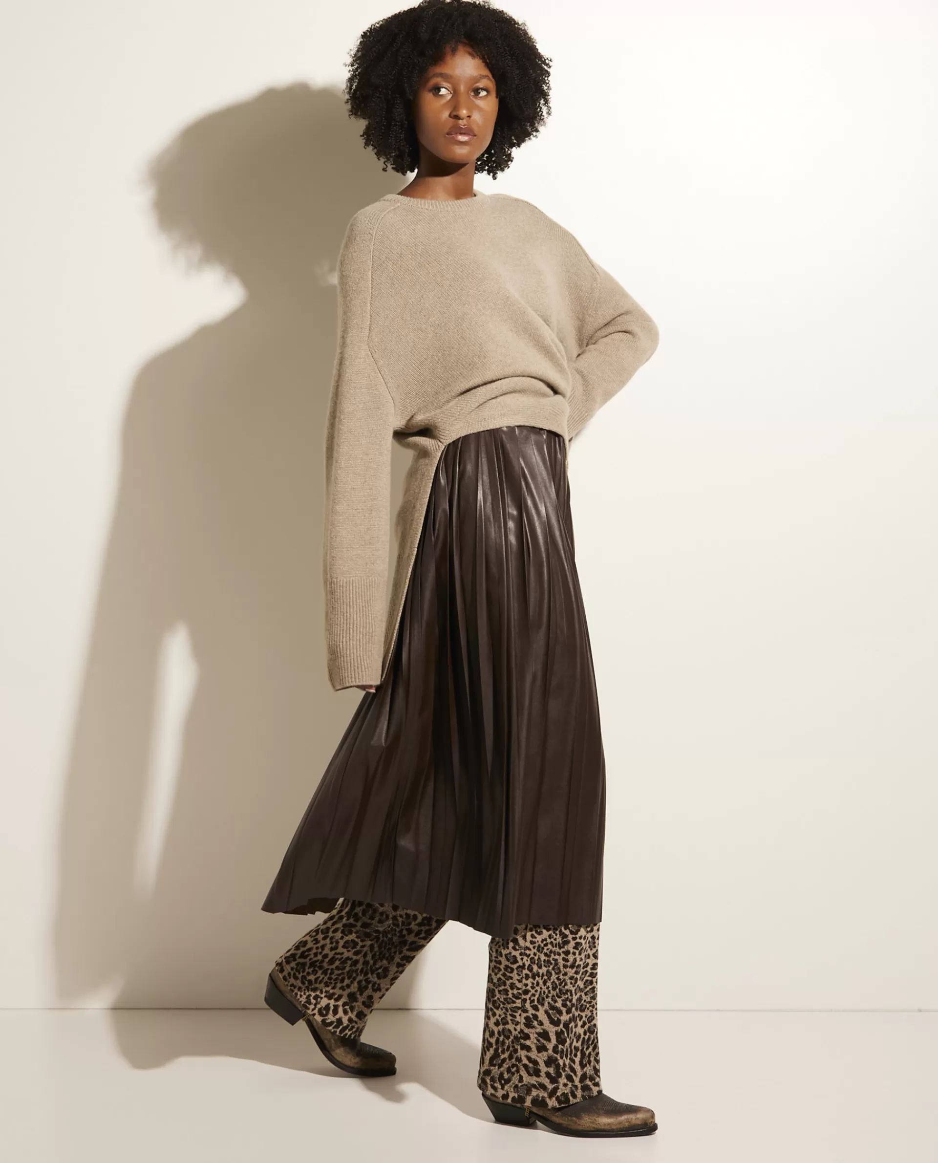 Discount Geplooide Midi Rok Vrouwen Rokken
