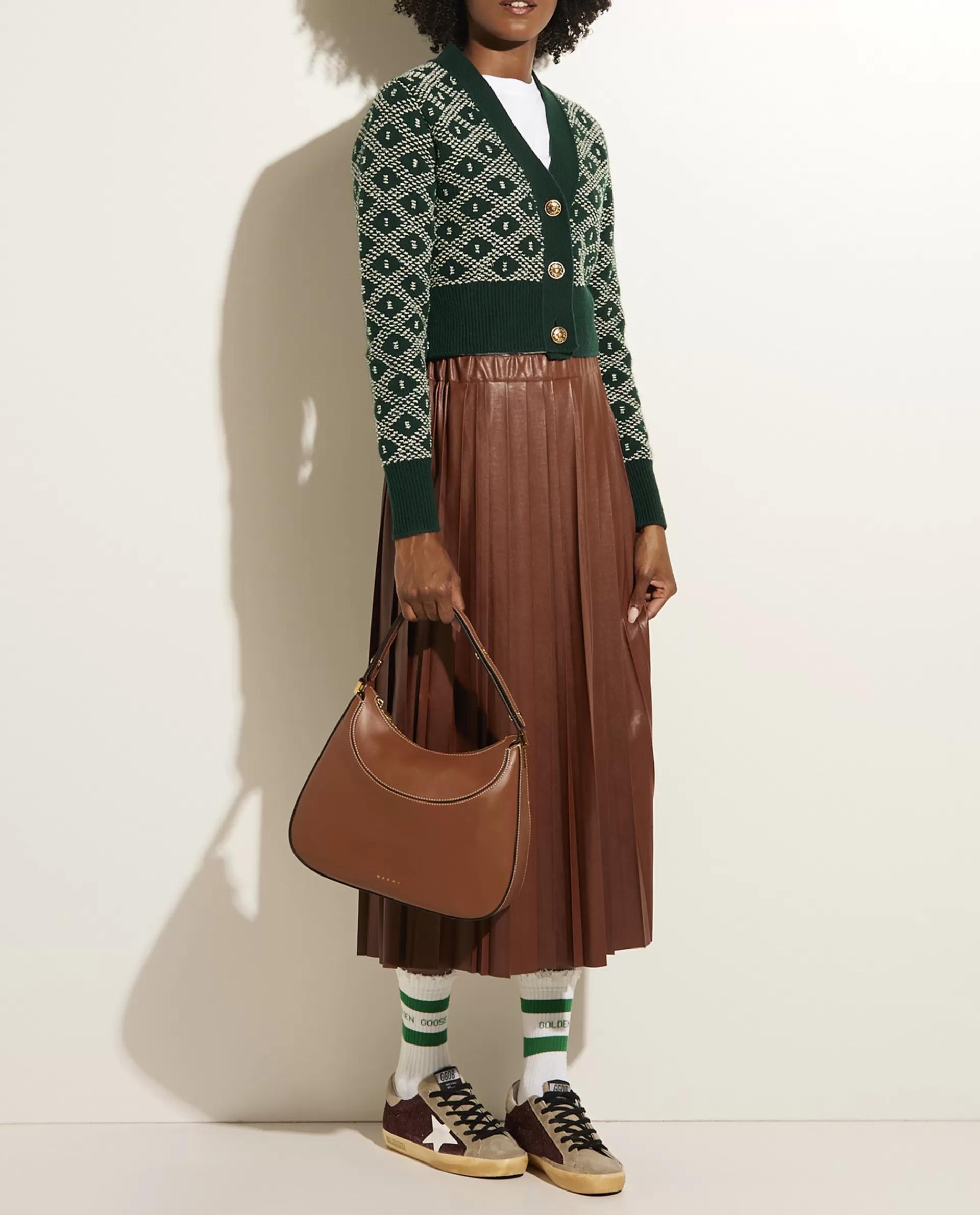 Cheap Geplooide Midi Rok Vrouwen Rokken