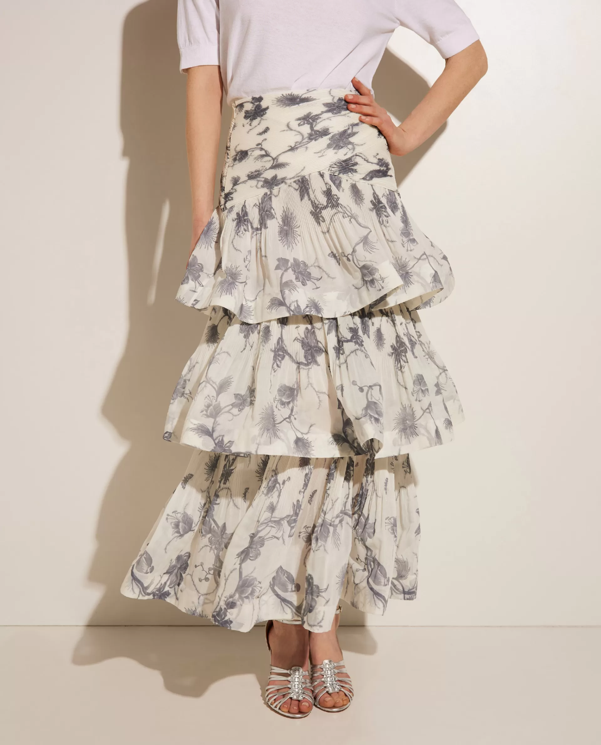 Shop Geplooide Midi Rok Vrouwen Rokken