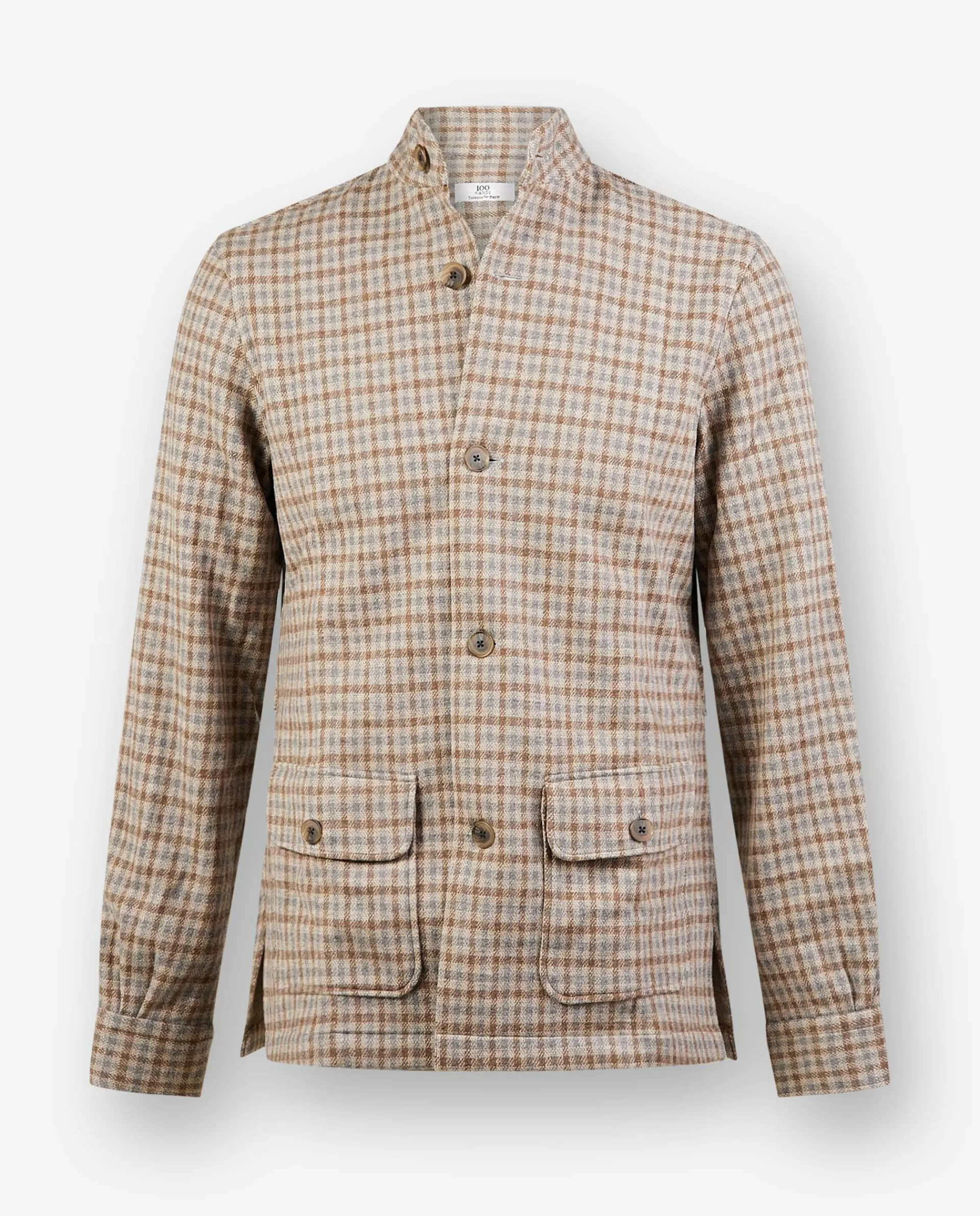Outlet Geruit Shirtjasje Mannen Jasjes