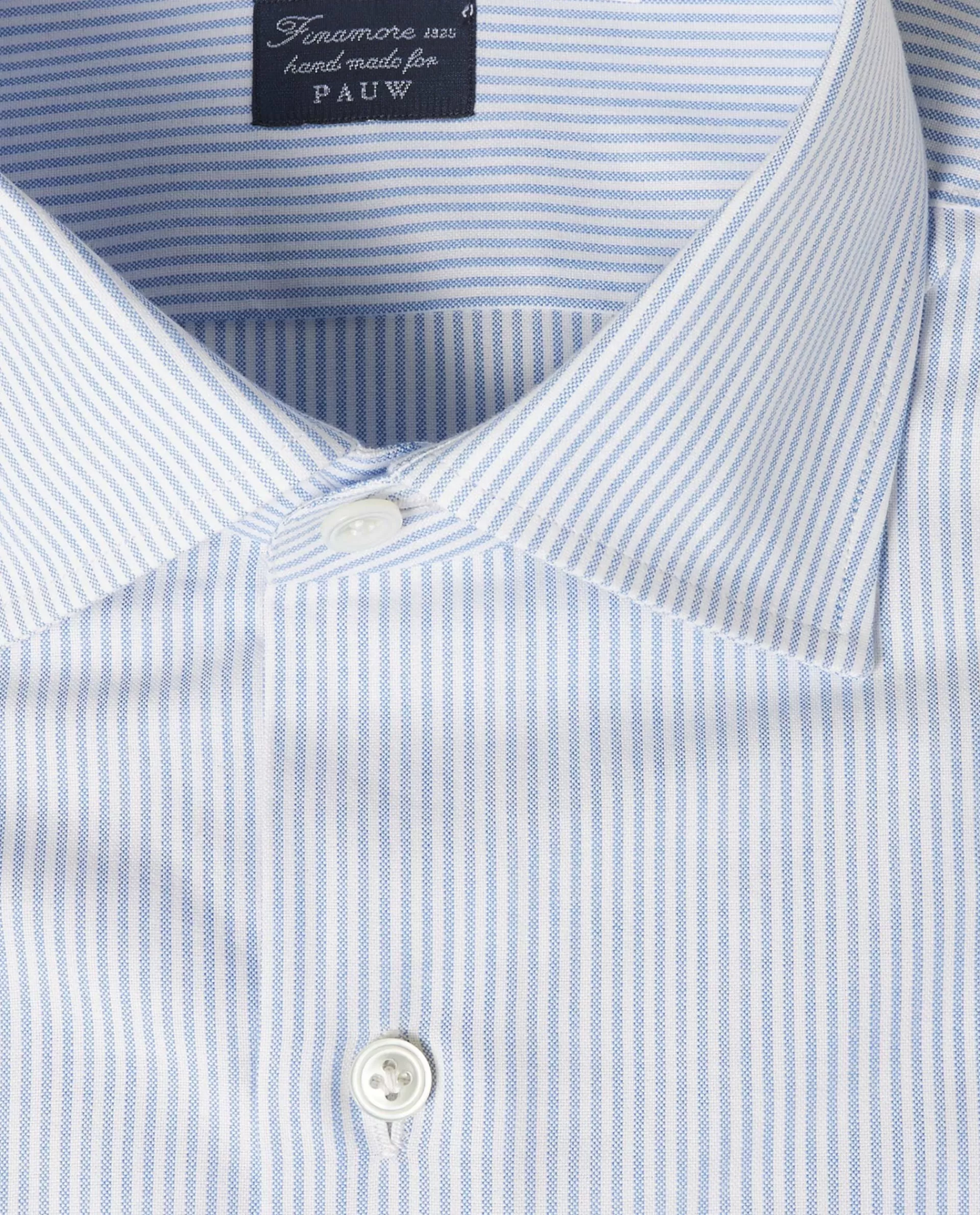 Clearance Gestreept Oxford Shirt Mannen Shirts